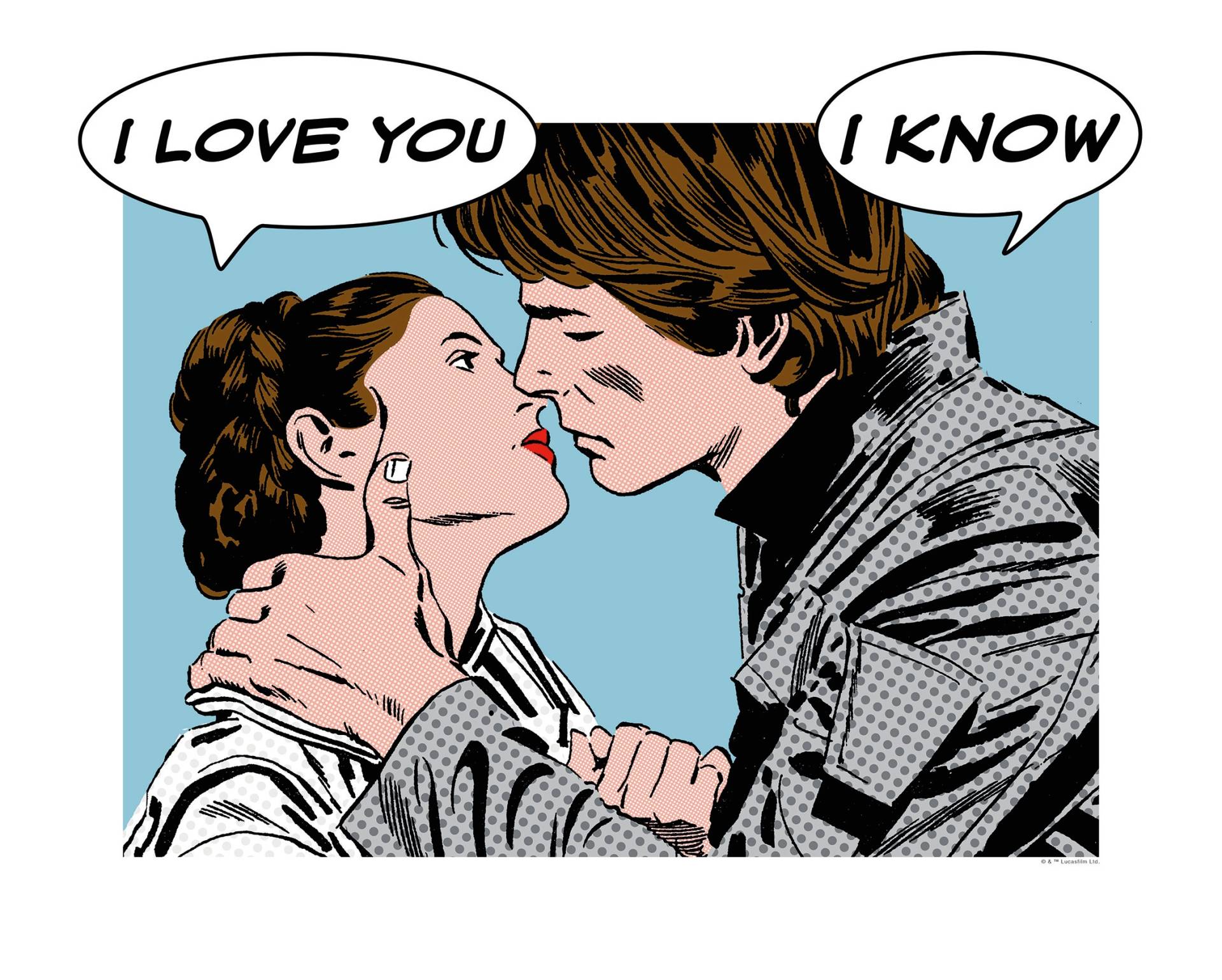 Komar Bild »Star Wars Classic Comic Quote Leia Han«, Star Wars, (1 St.), Wandbild zur Dekoration im Kinderzimmer - ohne Rahmen Komar Bild »Star Wars Classic Comic Quote Leia Han«, Star Wars, (1 St.), Wandbild zur Dekoration im Kinderzimmer - ohne Rahmen von Komar