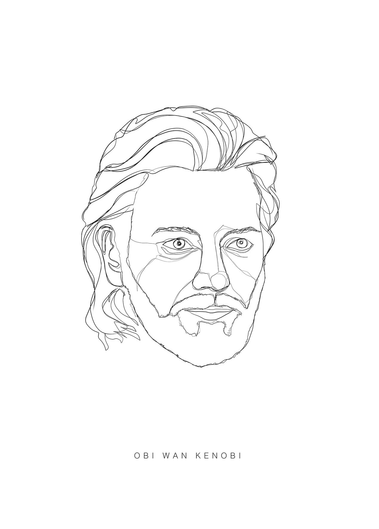 Komar Bild »Star Wars Classic Force Faces Obi Wan«, Star Wars, (1 St.), Wandbild zur Dekoration im Kinderzimmer - ohne Rahmen Komar Bild »Star Wars Classic Force Faces Obi Wan«, Star Wars, (1 St.), Wandbild zur Dekoration im Kinderzimmer - ohne Rahmen von Komar