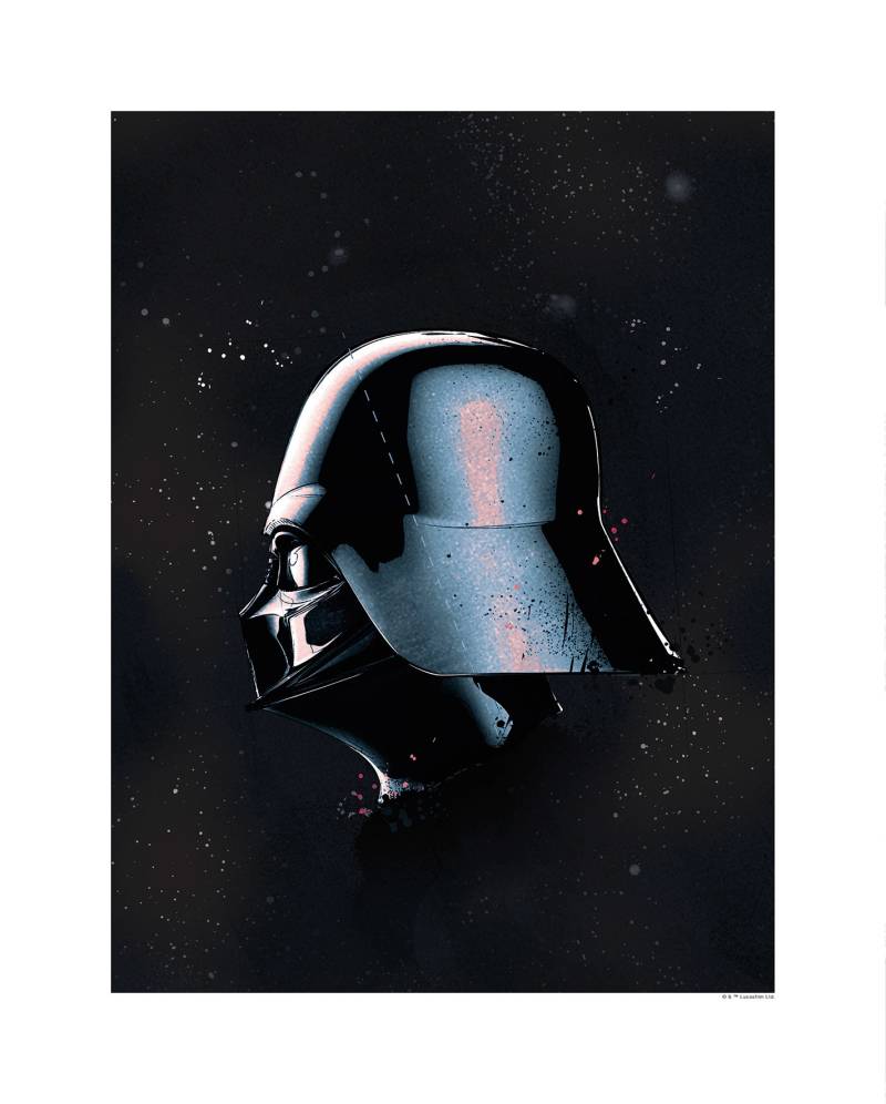 Komar Bild »Star Wars Classic Helmets Vader«, Star Wars, (1 St.), Wandbild zur Dekoration im Kinderzimmer - ohne Rahmen von Komar