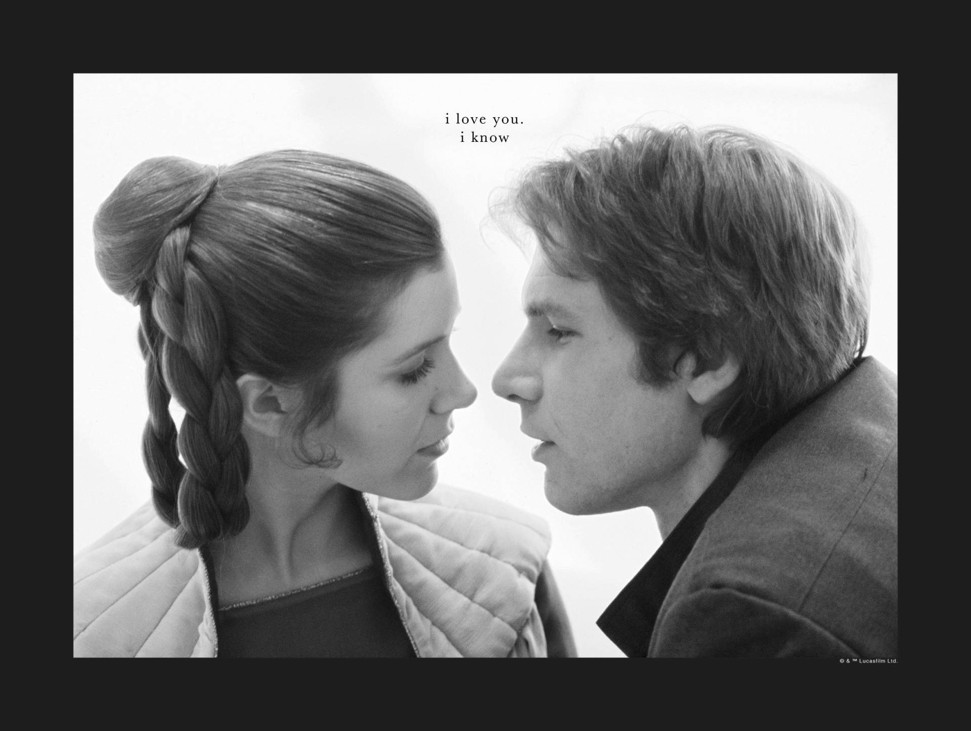 Komar Poster »Star Wars Classic Leia Han Love«, Star Wars, (1 St.) von Komar