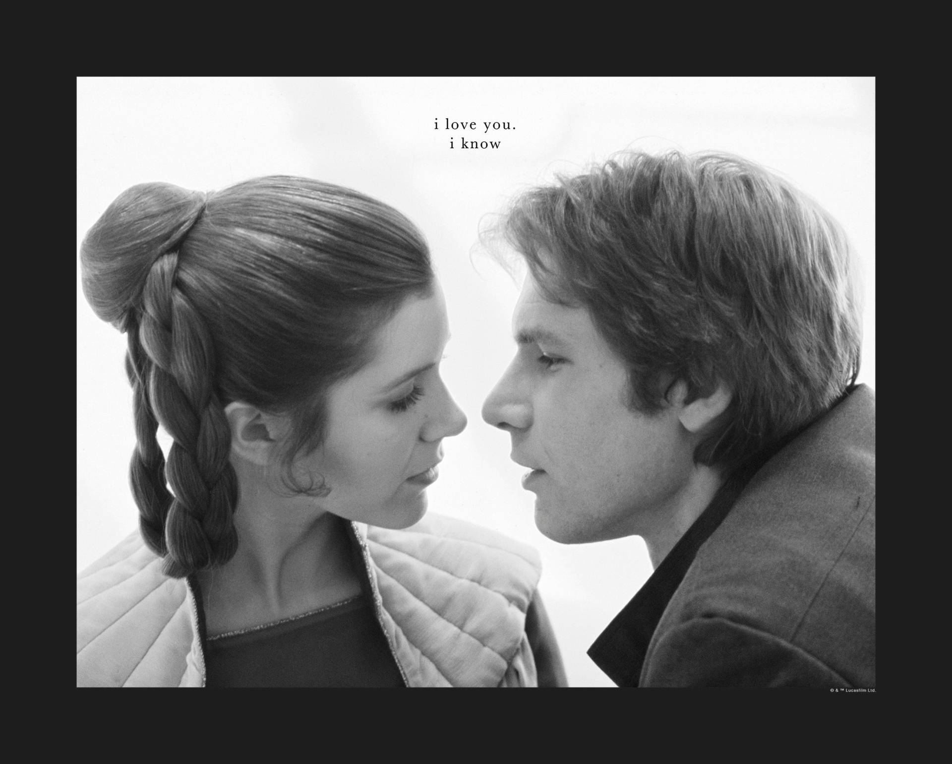 Komar Poster »Star Wars Classic Leia Han Love«, Star Wars, (1 St.) von Komar