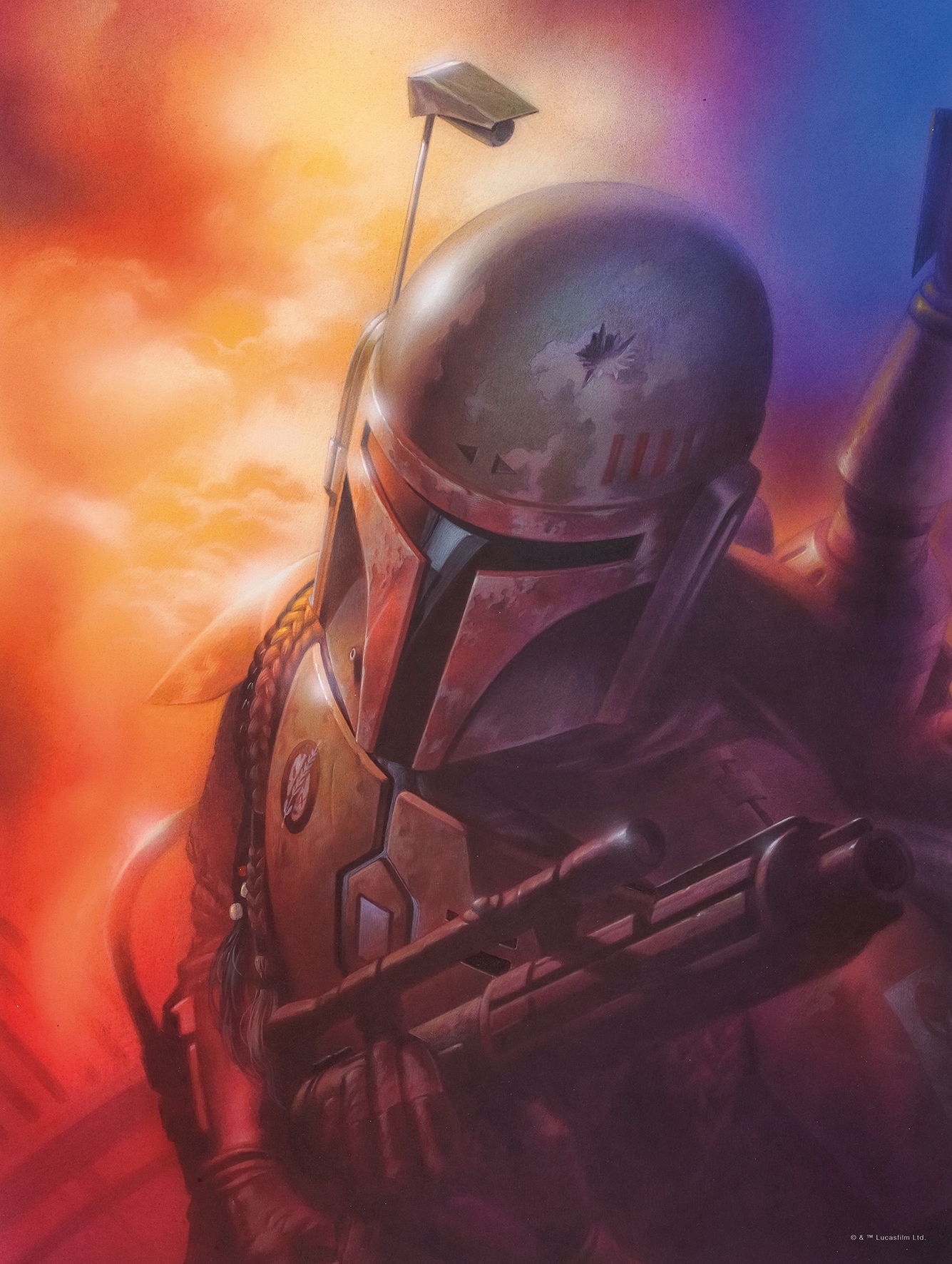 Komar Poster »Star Wars Classic Mandalorian«, Star Wars, (1 St.) von Komar