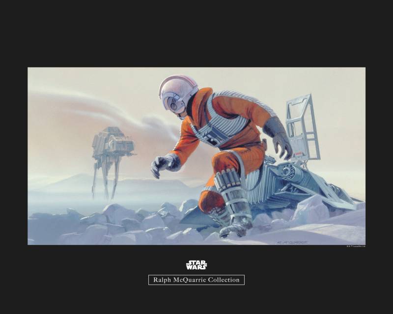 Komar Bild »Star Wars Classic RMQ Hoth Battle Pilot«, Star Wars, (1 St.), Wandbild zur Dekoration im Kinderzimmer - ohne Rahmen von Komar