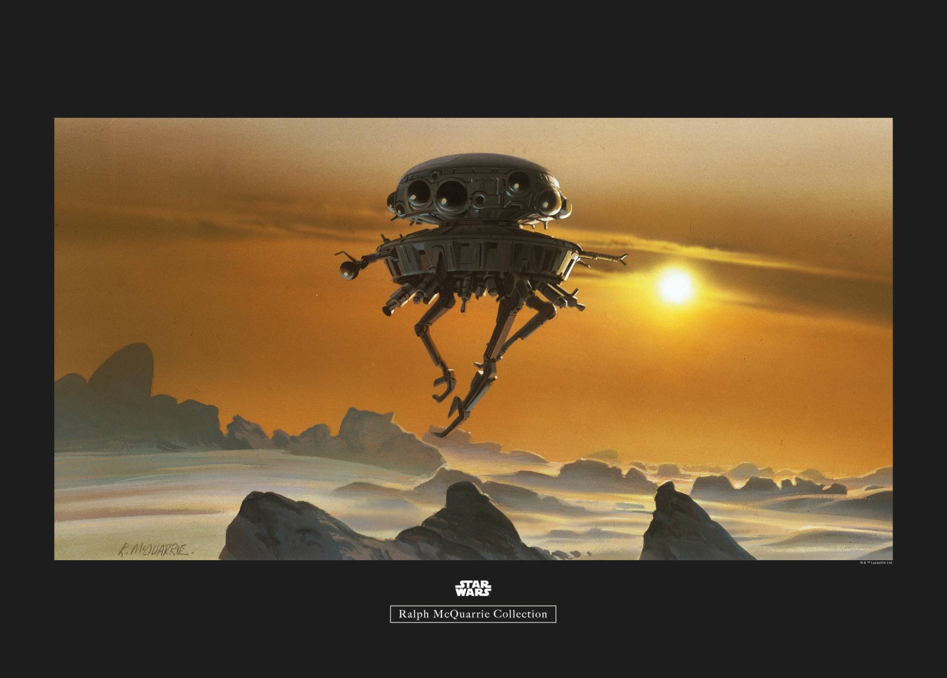 Komar Poster »Star Wars Classic RMQ Hoth Probe Droid«, Star Wars, (1 St.) von Komar