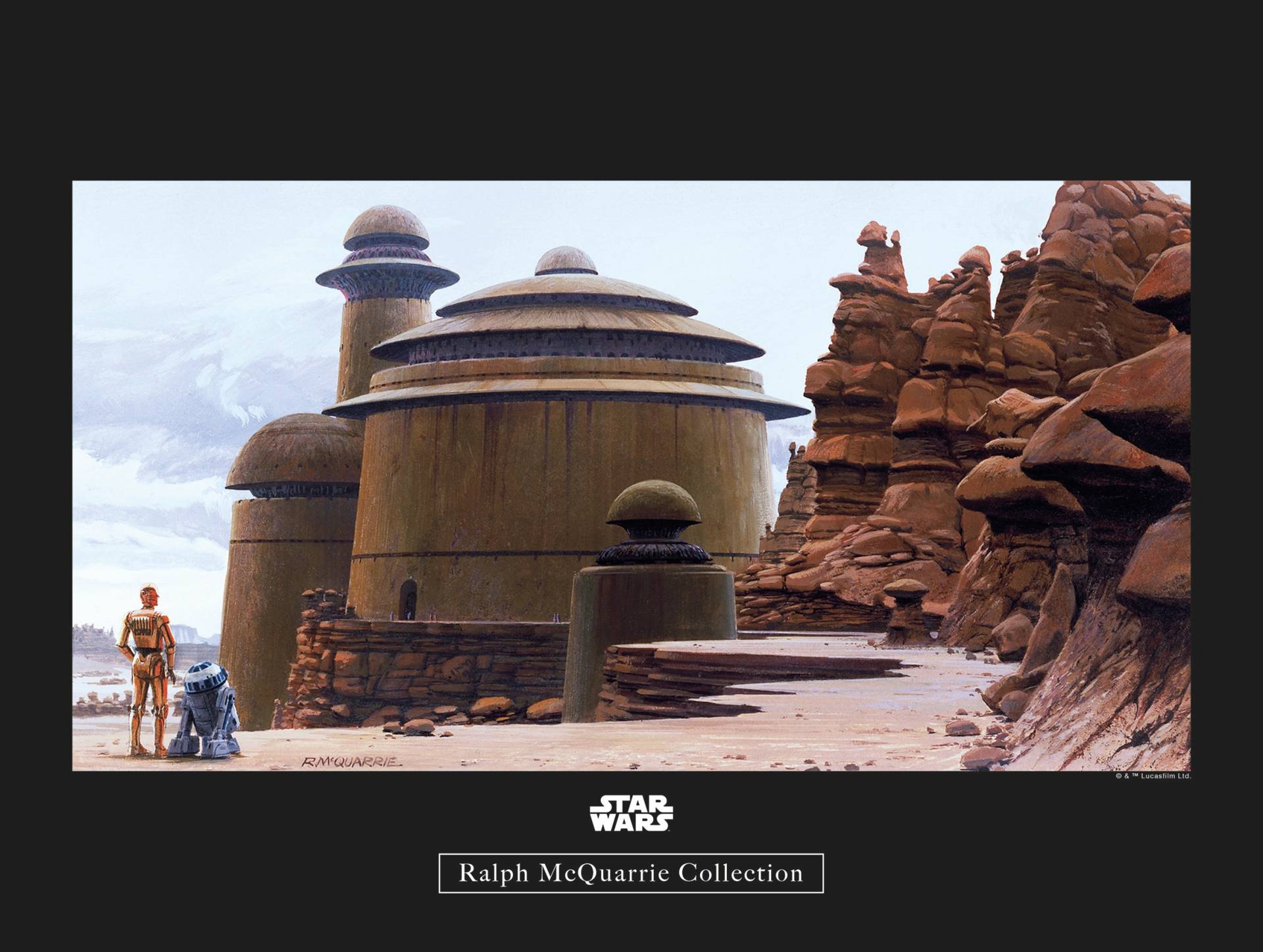 Komar Poster »Star Wars Classic RMQ Jabbas Palace«, Star Wars, (1 St.) von Komar