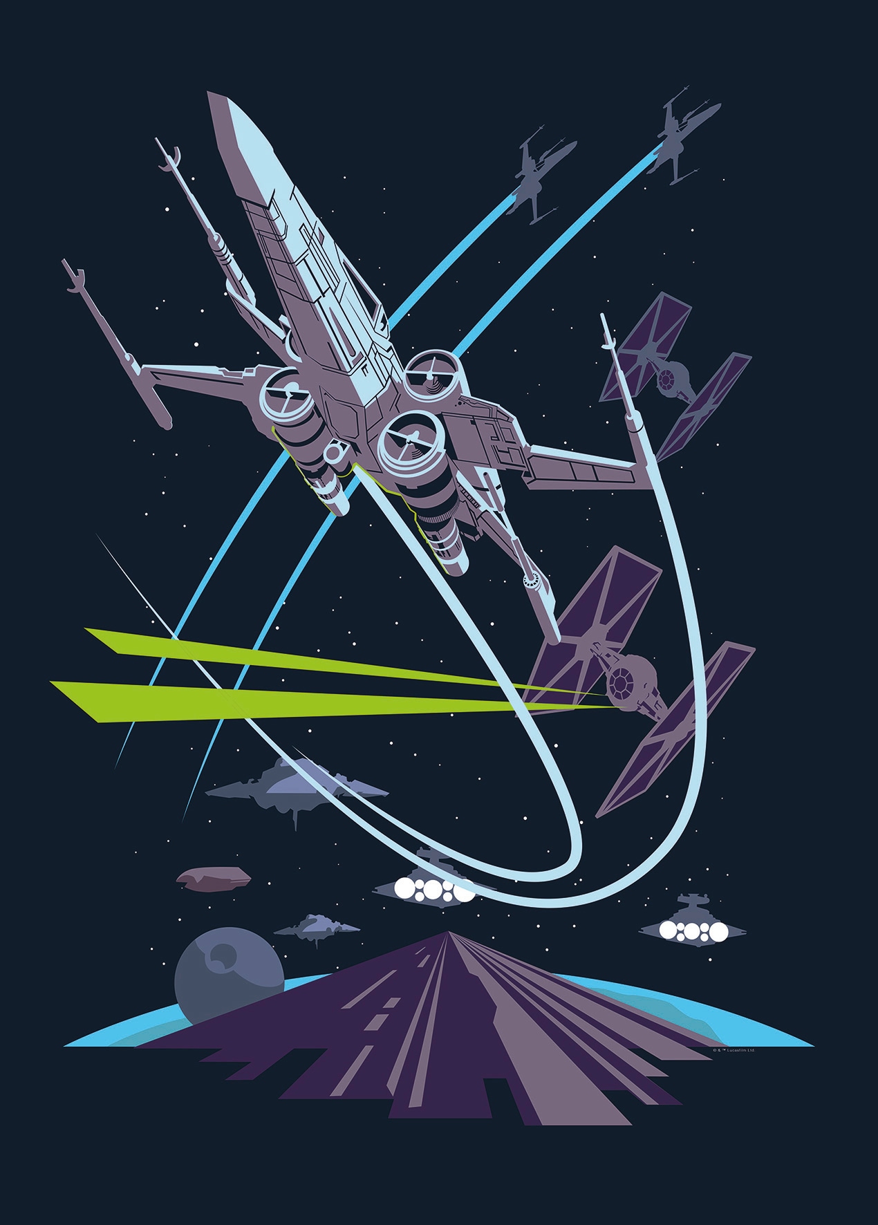 Komar Bild »Star Wars Classic Vector X-Wing«, Star Wars, (1 St.), Wandbild zur Dekoration im Kinderzimmer - ohne Rahmen Komar Bild »Star Wars Classic Vector X-Wing«, Star Wars, (1 St.), Wandbild zur Dekoration im Kinderzimmer - ohne Rahmen von Komar