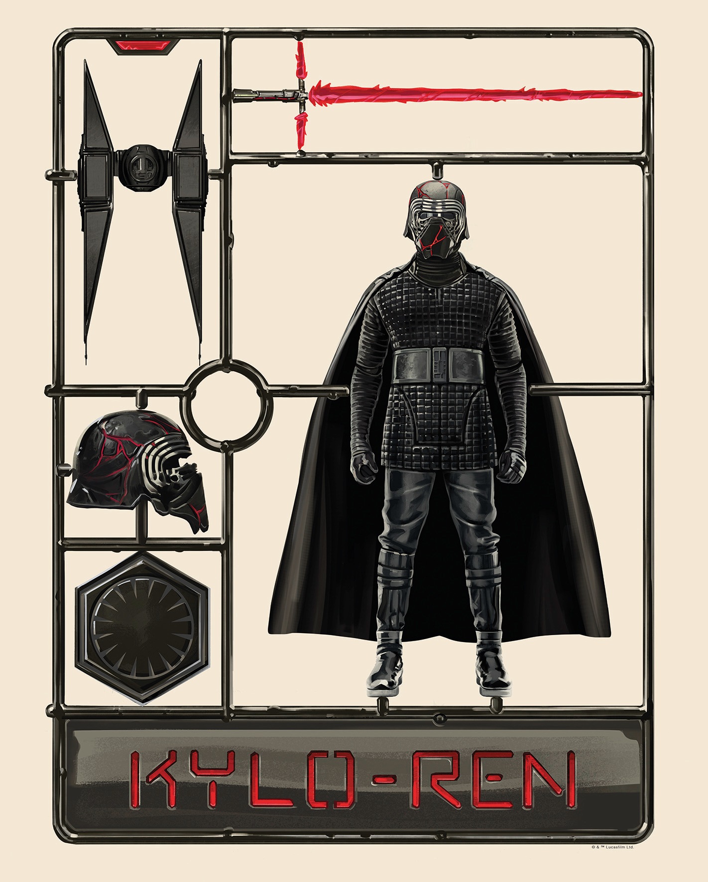 Komar Bild »Star Wars Toy Kylo«, Star Wars, (1 St.), Wandbild zur Dekoration im Kinderzimmer - ohne Rahmen Komar Bild »Star Wars Toy Kylo«, Star Wars, (1 St.), Wandbild zur Dekoration im Kinderzimmer - ohne Rahmen von Komar
