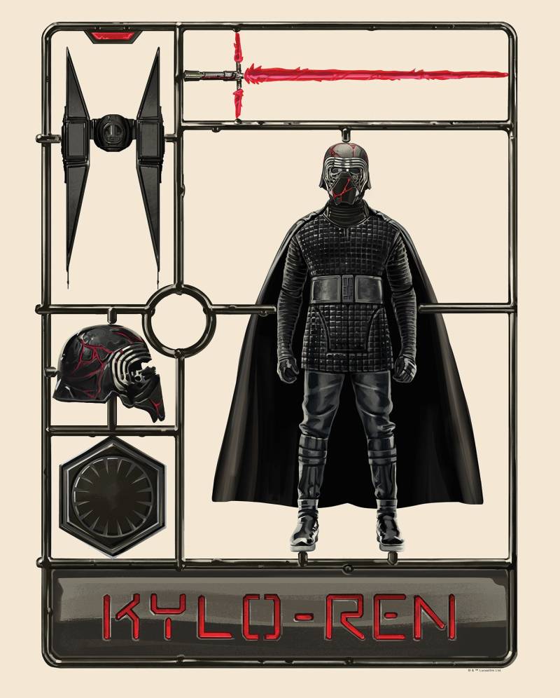 Komar Bild »Star Wars Toy Kylo«, Star Wars, (1 St.), Wandbild zur Dekoration im Kinderzimmer - ohne Rahmen von Komar