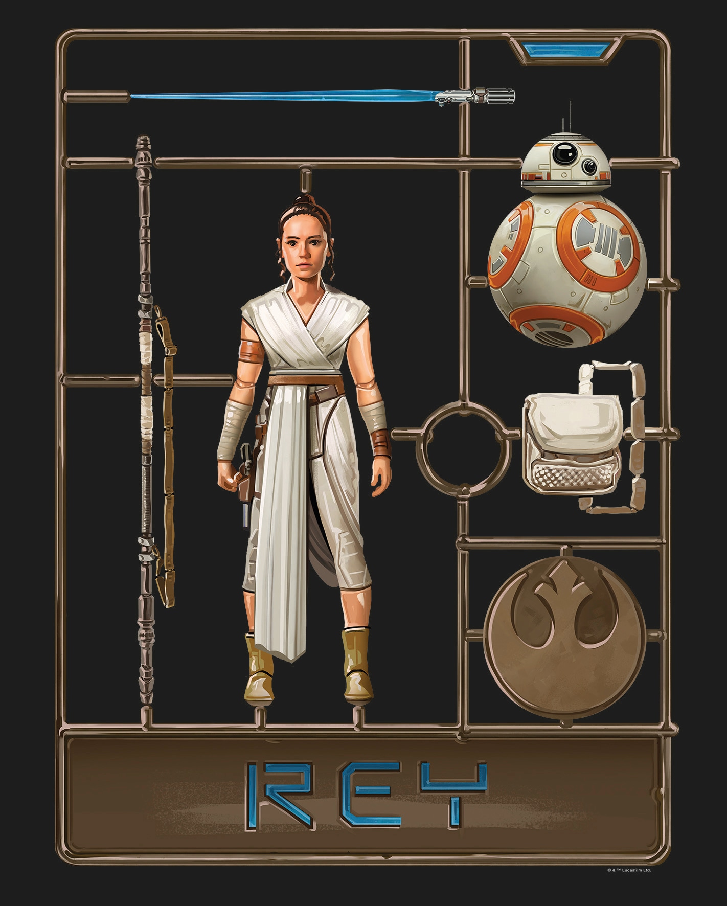 Komar Bild »Star Wars Toy Rey«, Star Wars, (1 St.), Wandbild zur Dekoration im Kinderzimmer - ohne Rahmen Komar Bild »Star Wars Toy Rey«, Star Wars, (1 St.), Wandbild zur Dekoration im Kinderzimmer - ohne Rahmen von Komar