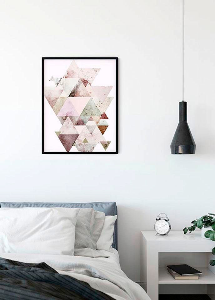 Komar Bild »Triangles Red«, Formen-Kunst, (1 St.), Wandbild zur Dekoration - ohne Rahmen Komar Bild »Triangles Red«, Formen-Kunst, (1 St.), Wandbild zur Dekoration - ohne Rahmen von Komar