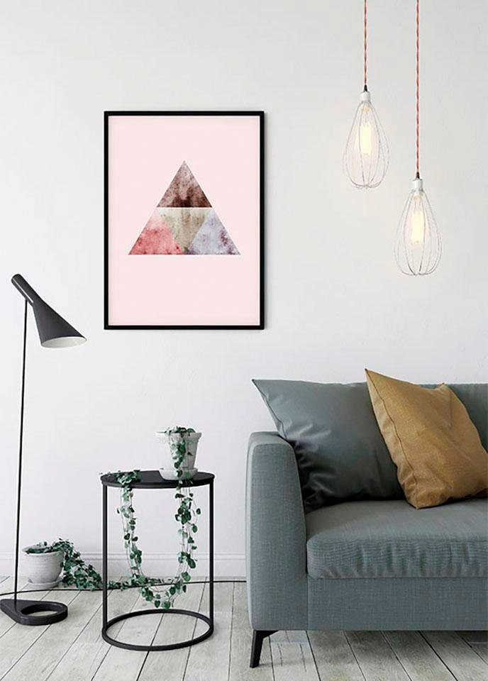 Komar Bild »Triangles Top Red«, Formen-Kunst, (1 St.), Wandbild zur Dekoration - ohne Rahmen Komar Bild »Triangles Top Red«, Formen-Kunst, (1 St.), Wandbild zur Dekoration - ohne Rahmen von Komar