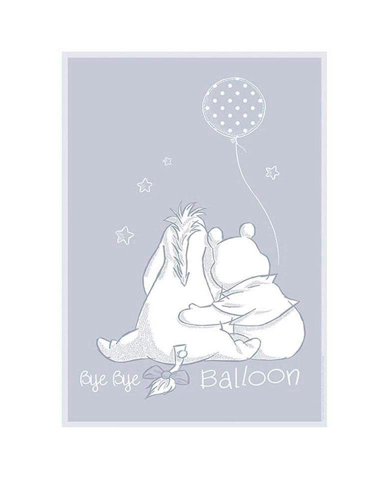 Komar Poster »Winnie Pooh Bye Bye Balloon«, Disney, (1 St.) von Komar