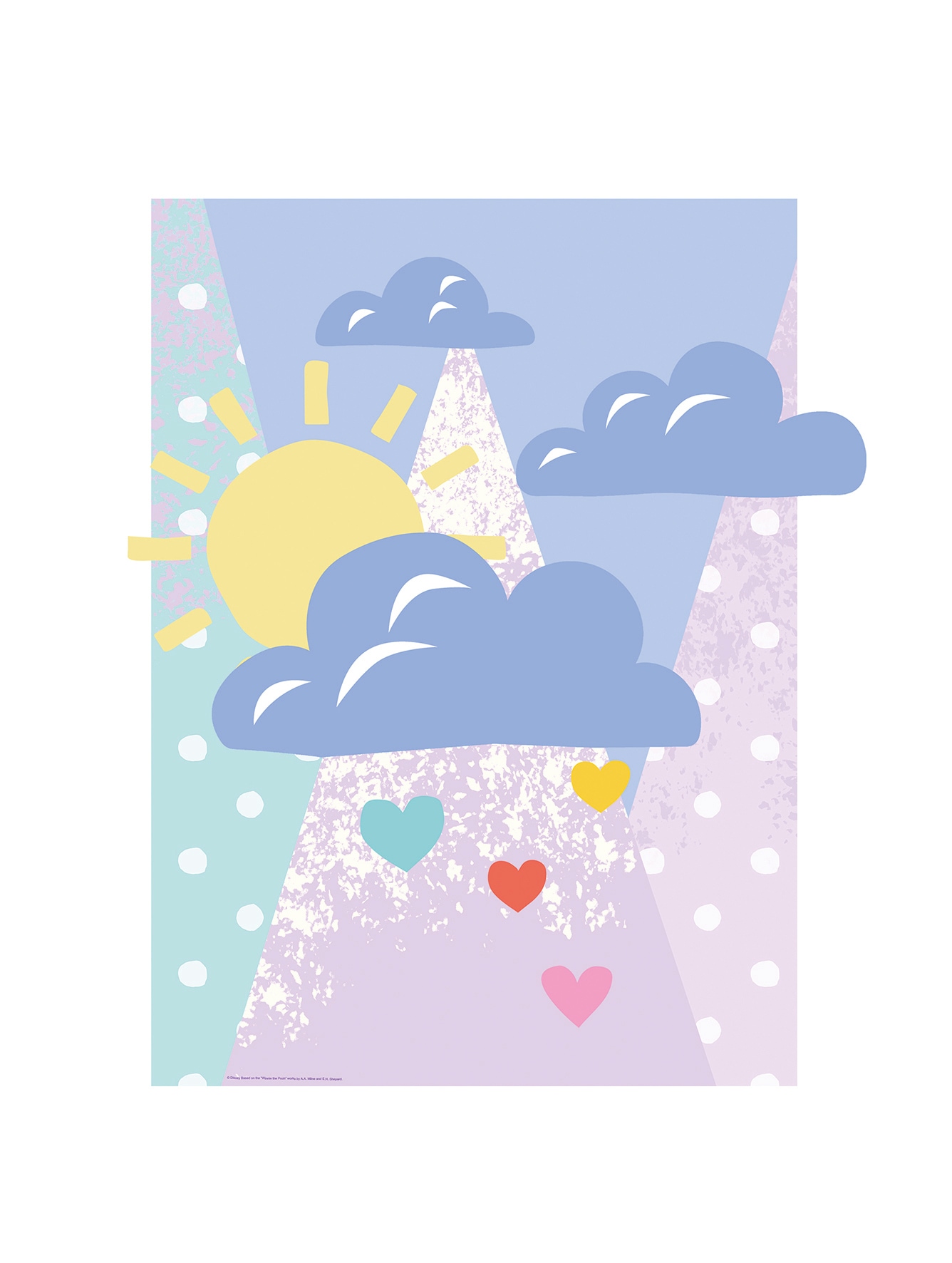 Komar Poster »Winnie Pooh Clouds«, Disney, (1 St.) von Komar