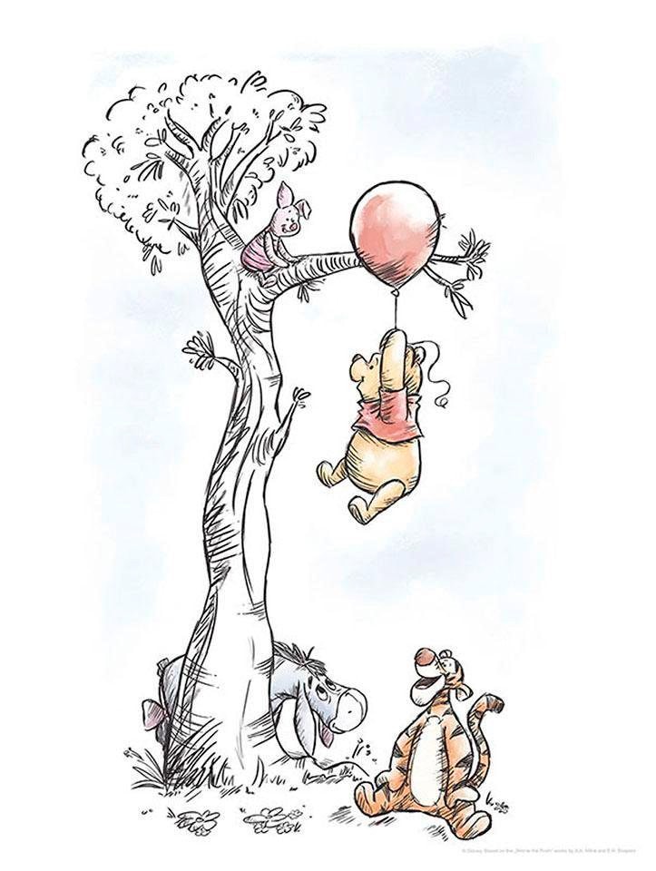 Komar Bild »Winnie the Pooh Hang on«, Disney, (1 St.), Wandbild zur Dekoration im Kinderzimmer - ohne Rahmen Komar Bild »Winnie the Pooh Hang on«, Disney, (1 St.), Wandbild zur Dekoration im Kinderzimmer - ohne Rahmen von Komar