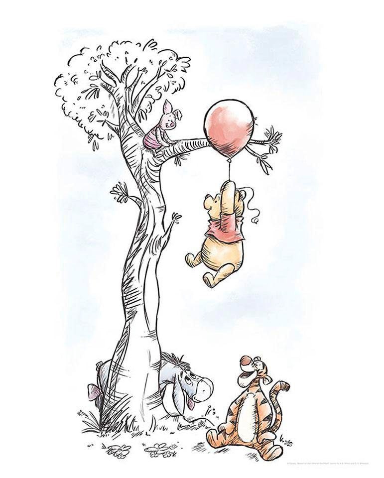 Komar Bild »Winnie the Pooh Hang on«, Disney, (1 St.), Wandbild zur Dekoration im Kinderzimmer - ohne Rahmen Komar Bild »Winnie the Pooh Hang on«, Disney, (1 St.), Wandbild zur Dekoration im Kinderzimmer - ohne Rahmen von Komar