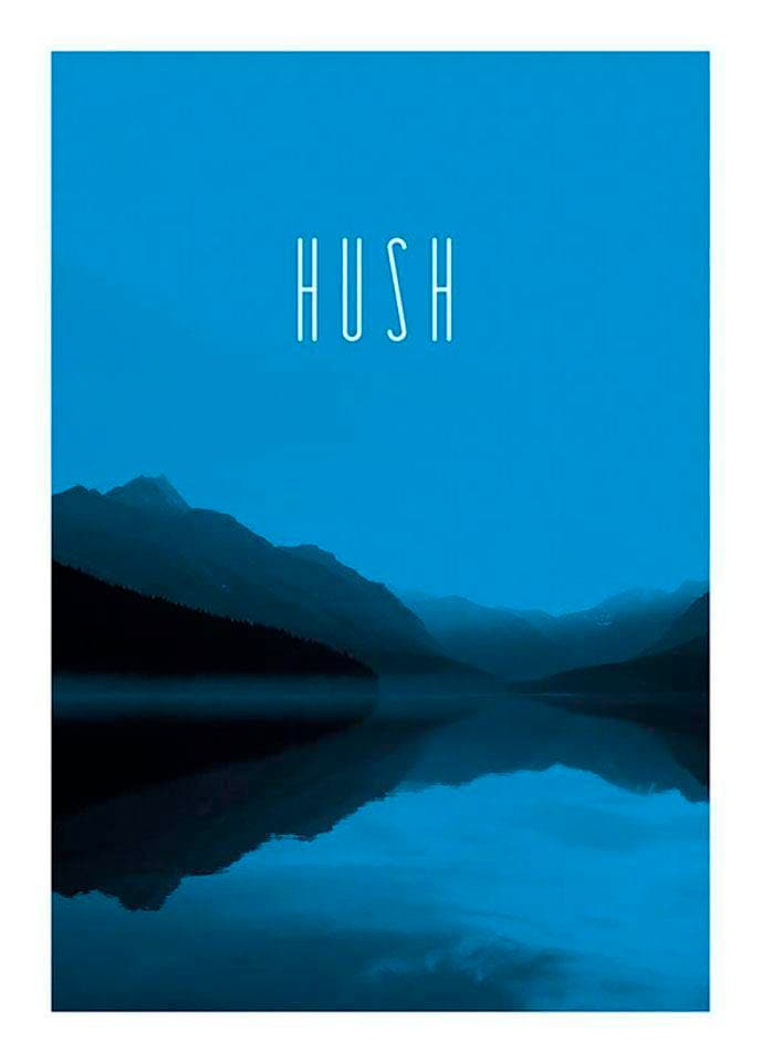 Komar Bild »Word Lake Hush Blue«, Natur, (1 St.), Wandbild zur Dekoration - ohne Rahmen Komar Bild »Word Lake Hush Blue«, Natur, (1 St.), Wandbild zur Dekoration - ohne Rahmen von Komar