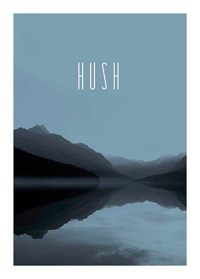 Komar Bild »Word Lake Hush Steel«, Natur, (1 St.), Wandbild zur Dekoration - ohne Rahmen Komar Bild »Word Lake Hush Steel«, Natur, (1 St.), Wandbild zur Dekoration - ohne Rahmen von Komar