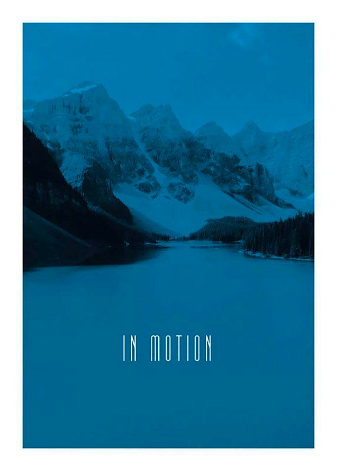 Komar Bild »Word Lake In Motion Blue«, Natur, (1 St.), Wandbild zur Dekoration - ohne Rahmen Komar Bild »Word Lake In Motion Blue«, Natur, (1 St.), Wandbild zur Dekoration - ohne Rahmen von Komar