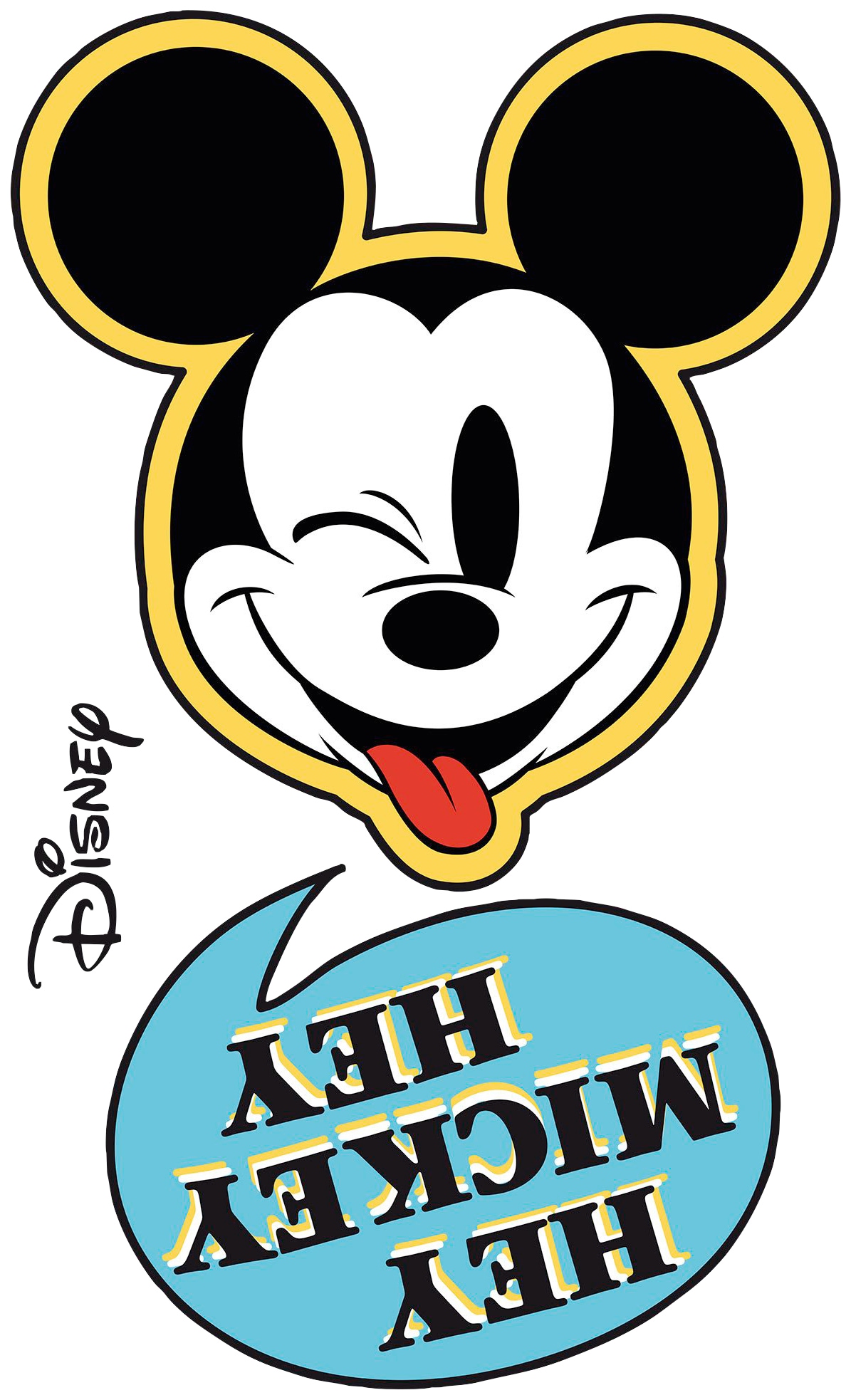 Komar Vliestapete »Selbstklebende Vlies - Mickey Hey XXL - Grösse 127 x 200 cm«, bedruckt, Kinderzimmer von Komar