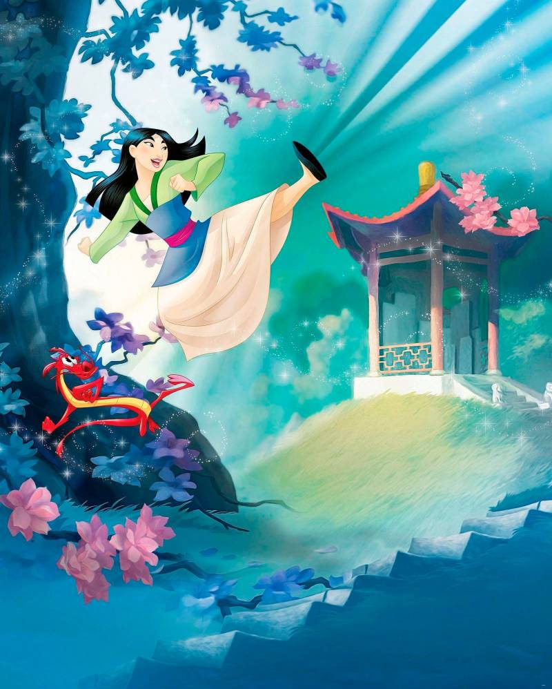 Komar Vliestapete »Digitaldruck Vlies - Mulan - Grösse 200 x 250 cm«, bedruckt, Wohnzimmer, Schlafzimmer von Komar
