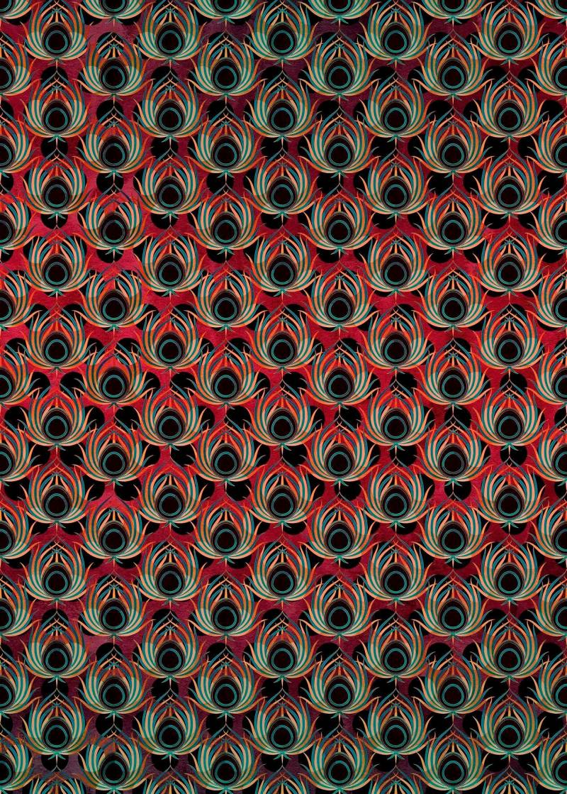 Komar Vliestapete »Paon«, 200x280 cm (Breite x Höhe) von Komar