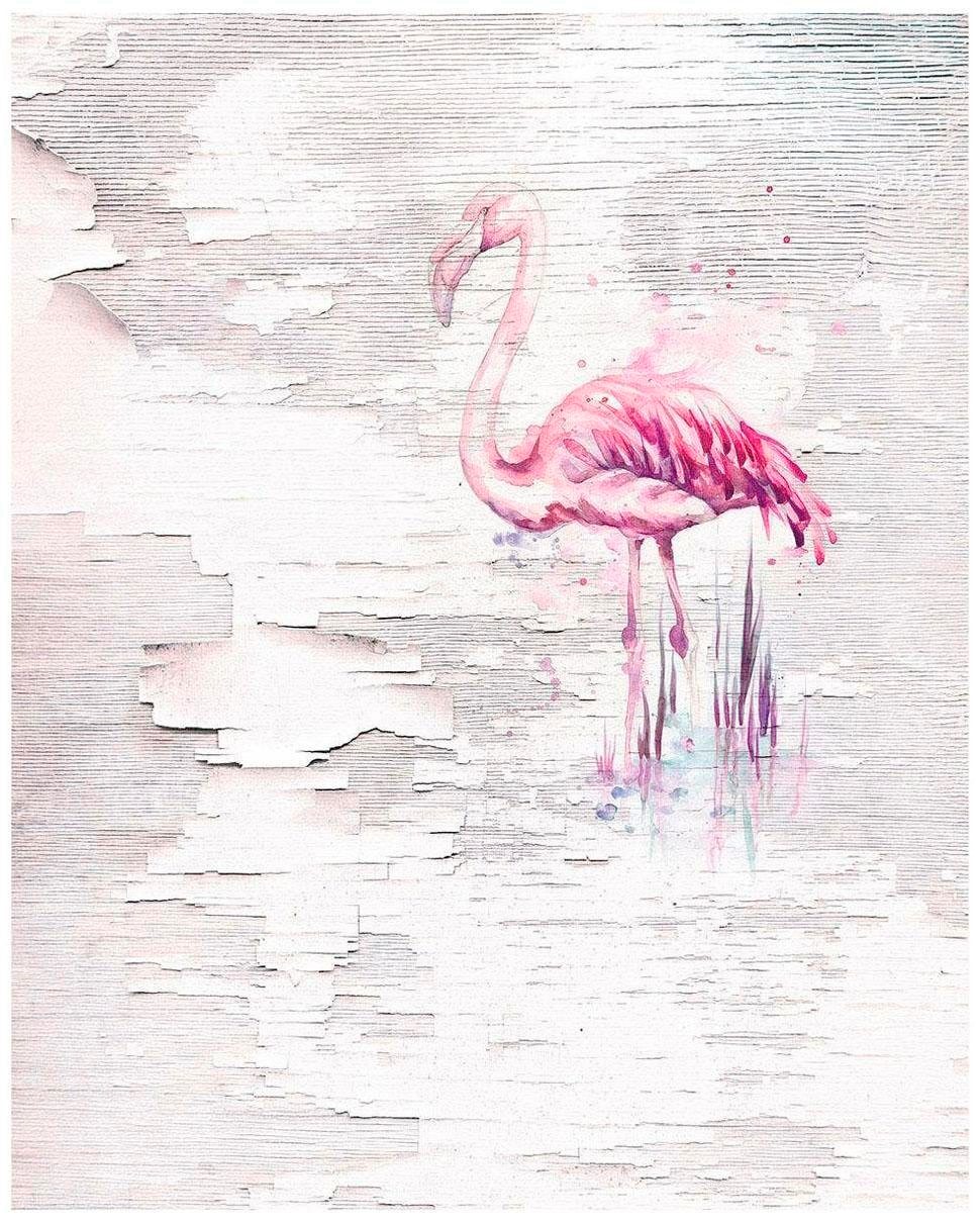 Komar Vliestapete »Pink Flamingo« von Komar