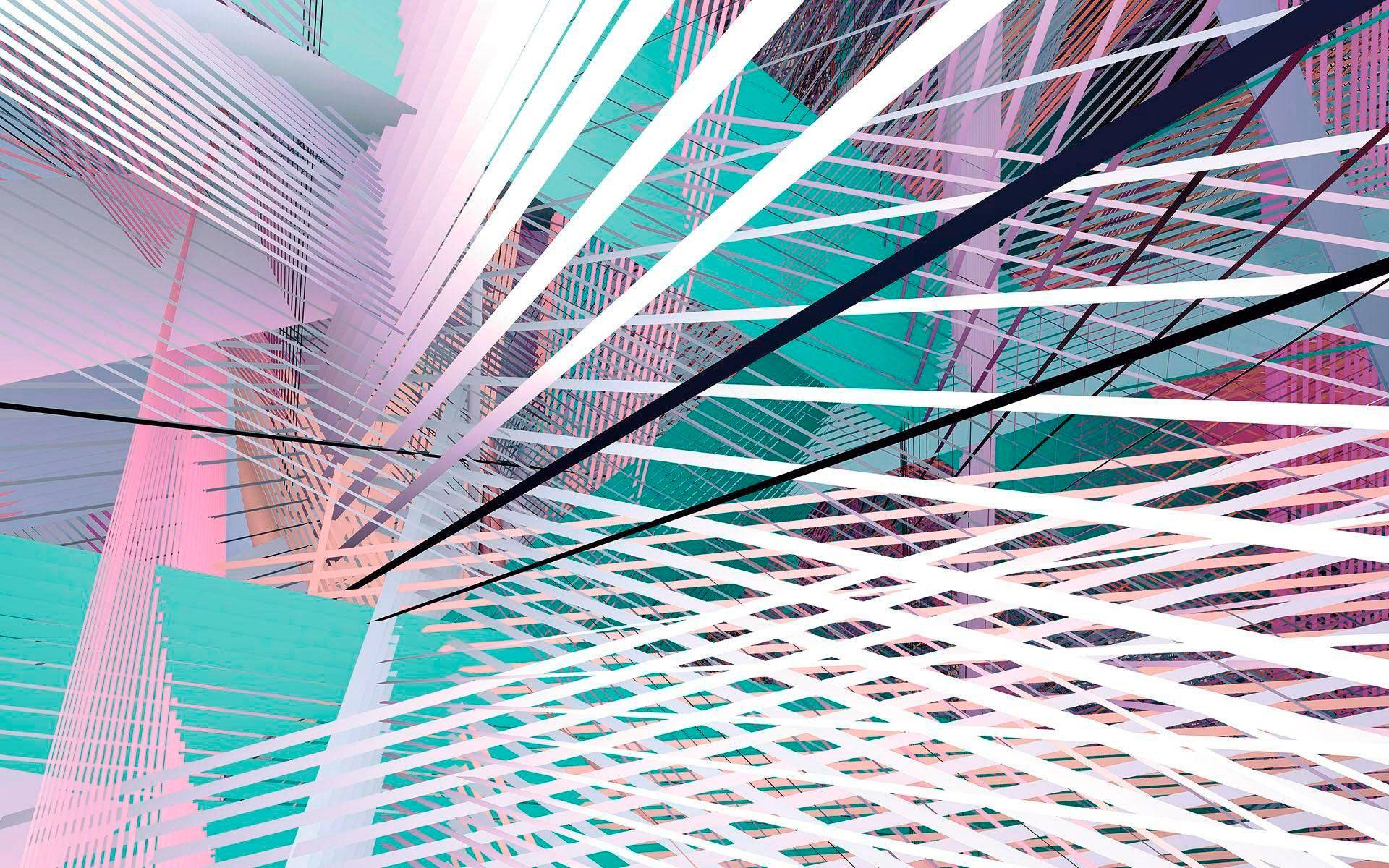 Komar Vliestapete »Digitaldruck Vlies - Space Grid Spring - Grösse 400 x 250 cm«, bedruckt, Wohnzimmer, Schlafzimmer Komar Vliestapete »Digitaldruck Vlies - Space Grid Spring - Grösse 400 x 250 cm«, bedruckt, Wohnzimmer, Schlafzimmer von Komar