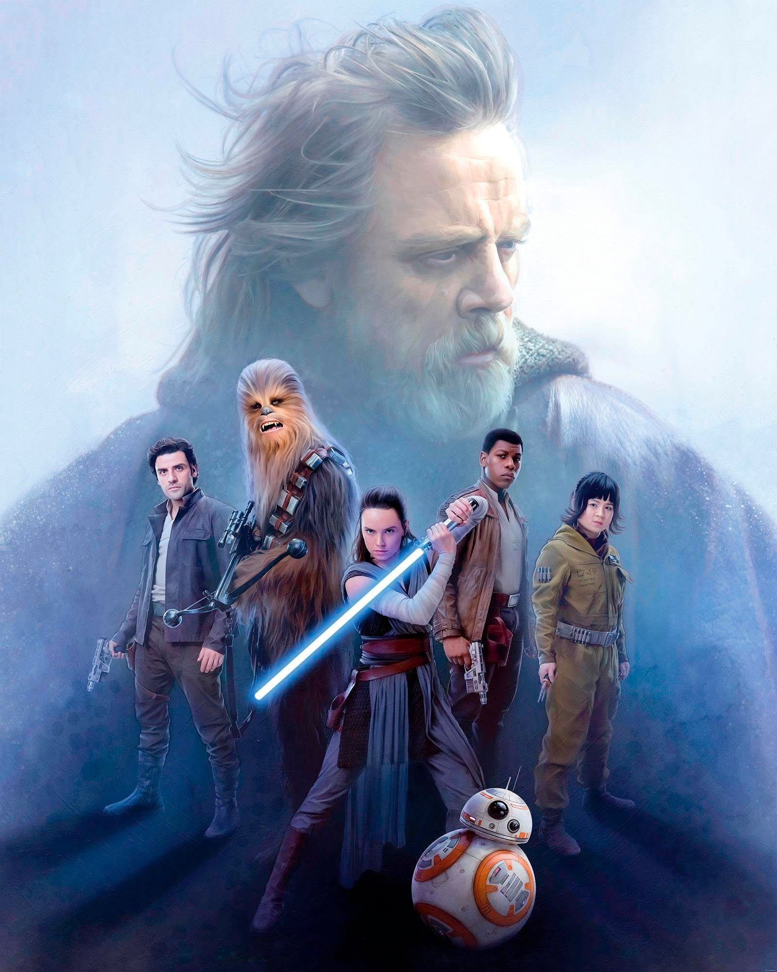 Komar Vliestapete »Digitaldruck Vlies - Star Wars Last Hope - Grösse 200 x 250 cm«, bedruckt, Kinderzimmer Komar Vliestapete »Digitaldruck Vlies - Star Wars Last Hope - Grösse 200 x 250 cm«, bedruckt, Kinderzimmer von Komar