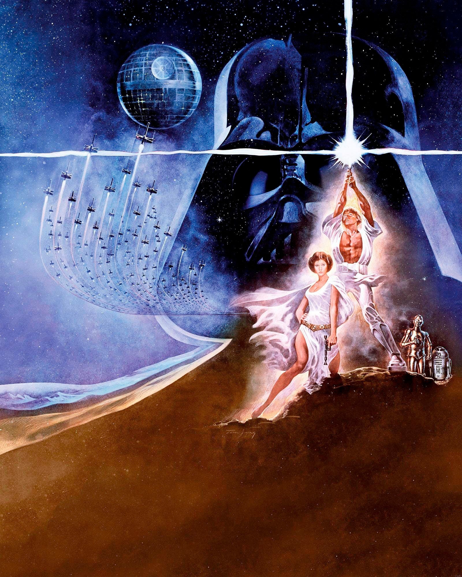 Komar Vliestapete »Digitaldruck Vlies - Star Wars Poster Classic2 - Grösse 200 x 250 cm«, bedruckt, Kinderzimmer Komar Vliestapete »Digitaldruck Vlies - Star Wars Poster Classic2 - Grösse 200 x 250 cm«, bedruckt, Kinderzimmer von Komar
