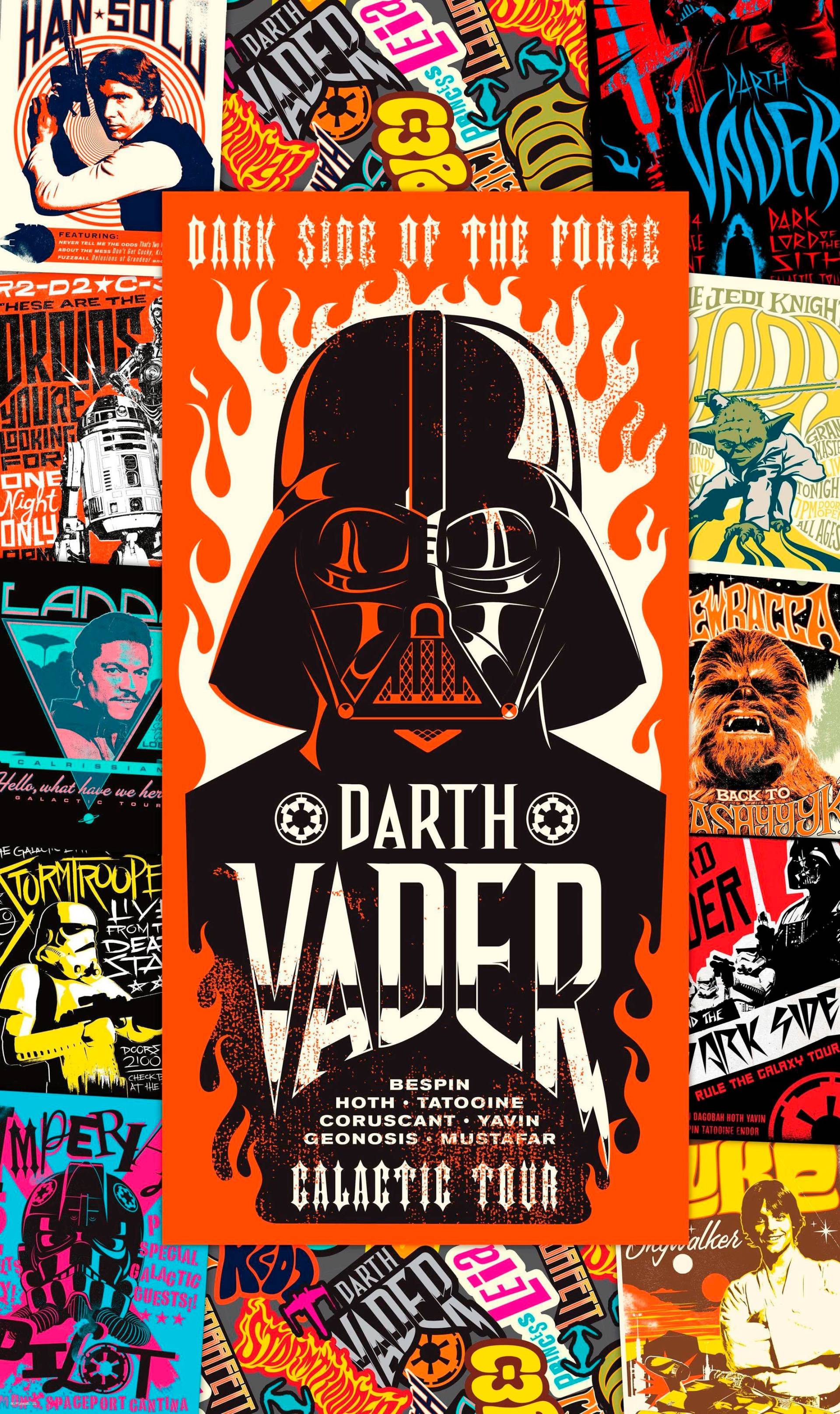 Komar Vliestapete »Star Wars Rock On Posters« von Komar