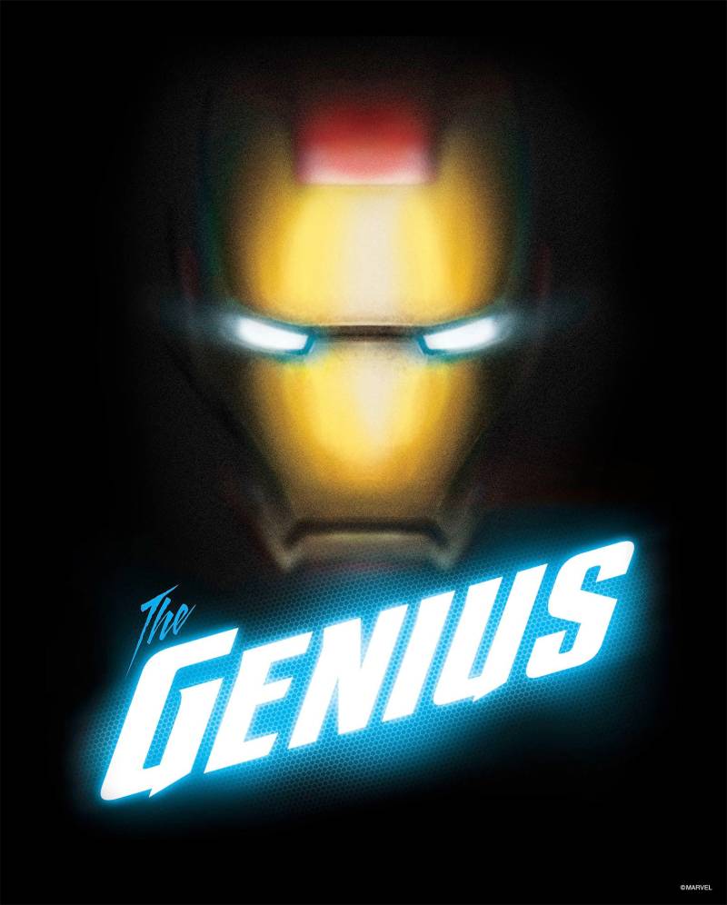 Komar Bild »Avengers The Genius«, Disney, (1 St.), Wandbild zur Dekoration im Kinderzimmer - ohne Rahmen von Komar