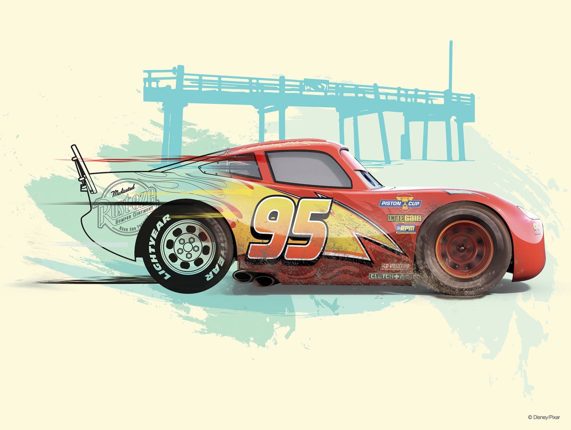 Komar Wandbild »Cars Lightning McQueen«, (1 St.), Kinderzimmer, Schlafzimmer, Wohnzimmer Komar Wandbild »Cars Lightning McQueen«, (1 St.), Kinderzimmer, Schlafzimmer, Wohnzimmer von Komar