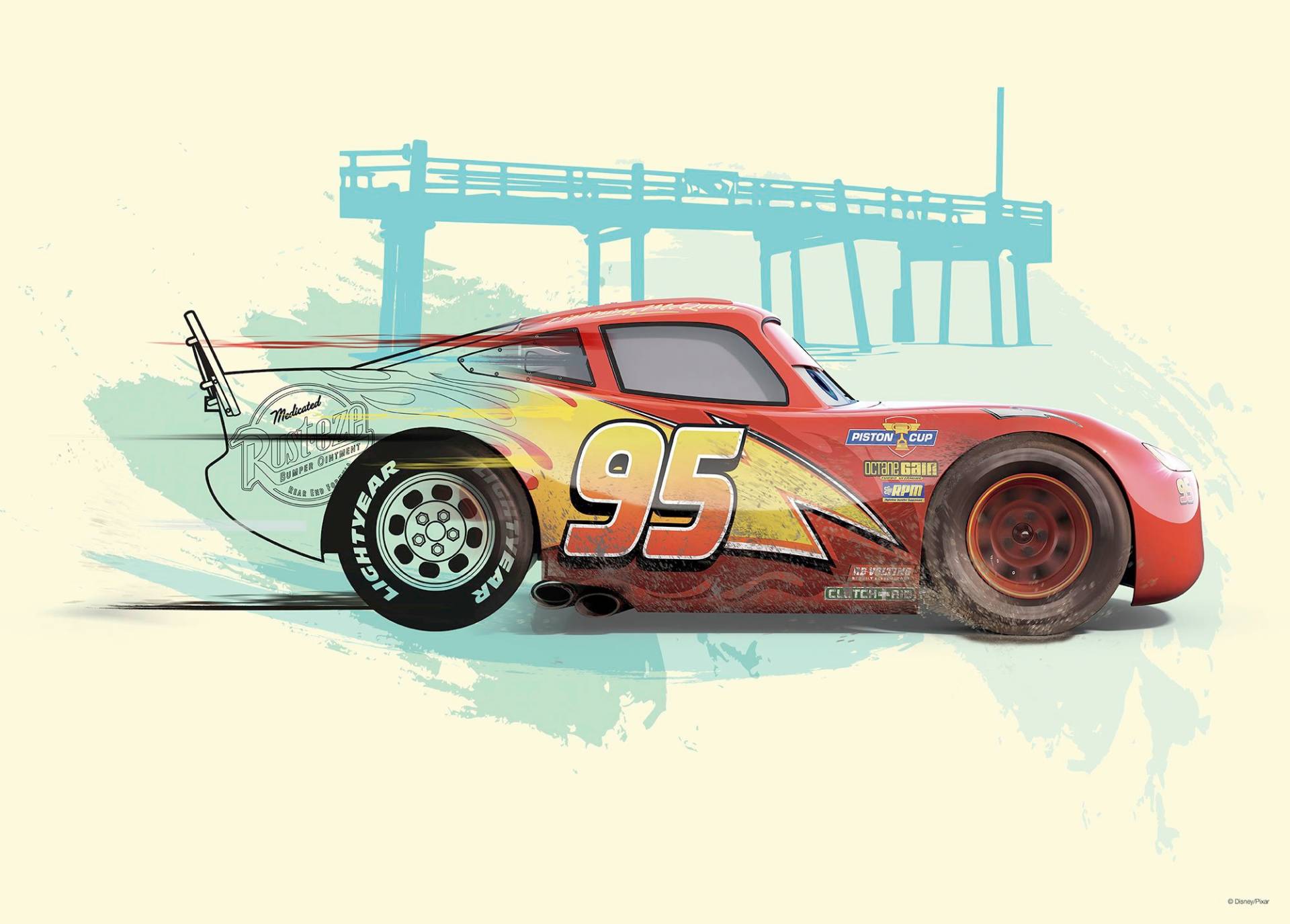 Komar Wandbild »Cars Lightning McQueen«, (1 St.), Kinderzimmer, Schlafzimmer, Wohnzimmer Komar Wandbild »Cars Lightning McQueen«, (1 St.), Kinderzimmer, Schlafzimmer, Wohnzimmer von Komar