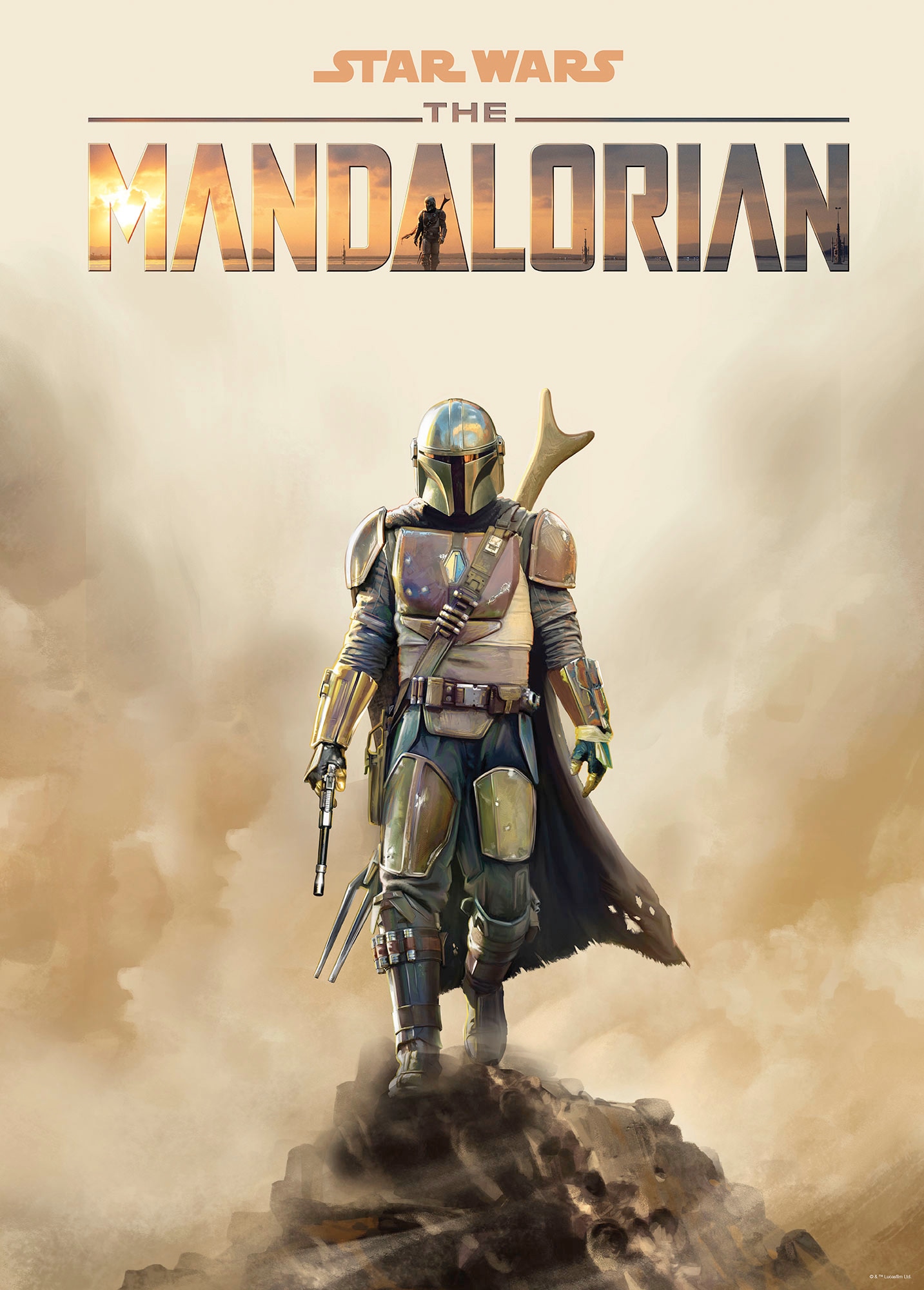 Komar Bild »Mandalorian Movie Poster«, Disney-Star Wars, (1 St.), Wandbild zur Dekoration im Kinderzimmer - ohne Rahmen von Komar