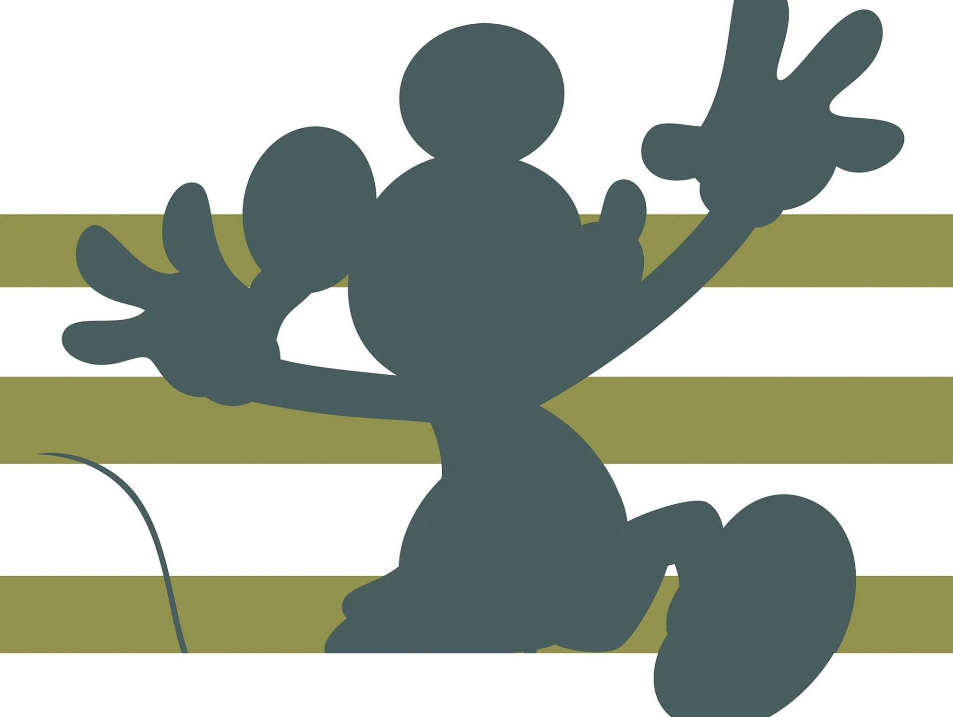 Komar Wandbild »Mickey Shadow«, (1 St.), Deutsches Premium-Poster Fotopapier mit seidenmatter Oberfläche und hoher Lichtbeständigkeit. Für fotorealistische Drucke mit gestochen scharfen Details und hervorragender Farbbrillanz. von Komar