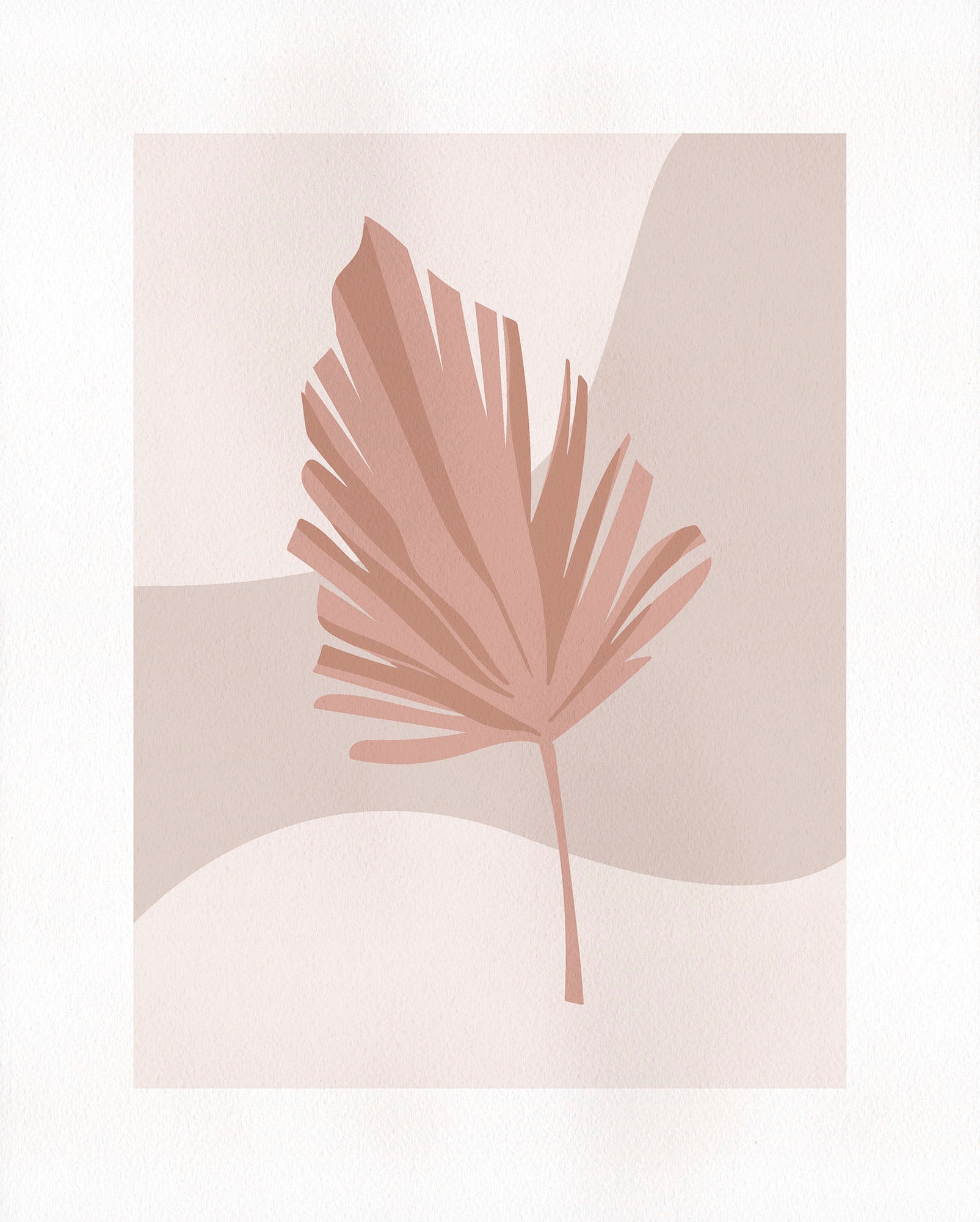 Komar Wandbild »Minimalist Leaf Lover«, (1 St.), Deutsches Premium-Poster Fotopapier mit seidenmatter Oberfläche und hoher Lichtbeständigkeit. Für fotorealistische Drucke mit gestochen scharfen Details und hervorragender Farbbrillanz. von Komar