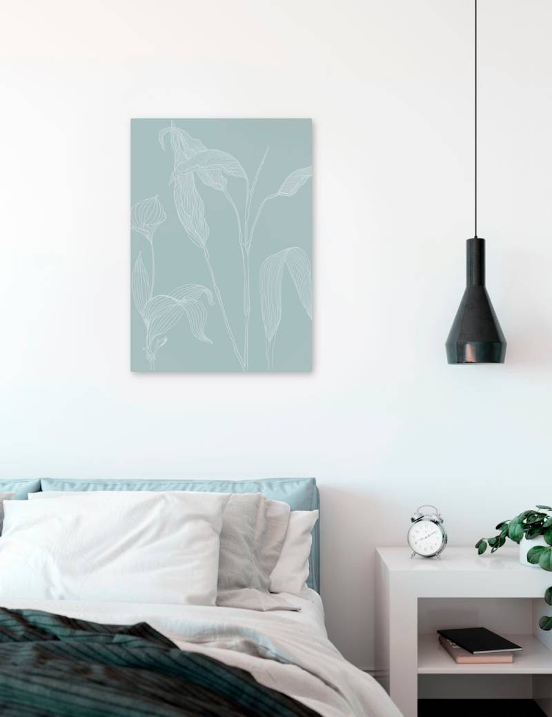 Komar Leinwandbild »Minty Green - Grösse 40 x 60 cm«, Natur, (1 St.), Keilrahmenbild mi Echtholzrahmen von Komar