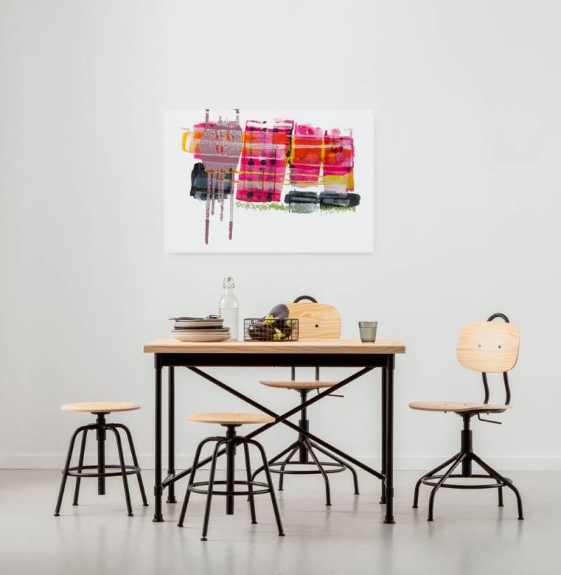 Komar Leinwandbild »Ruby Pink - Grösse 60 x 90 cm«, Natur, (1 St.), Keilrahmenbild mi Echtholzrahmen von Komar