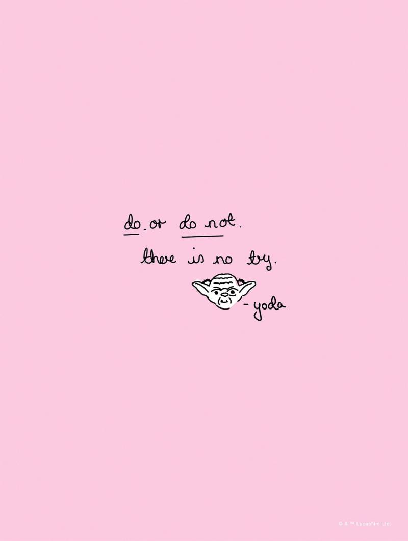 Komar Bild »Star Wars Quote Yoda Cute«, Disney, (1 St.), Wandbild zur Dekoration im Kinderzimmer - ohne Rahmen von Komar