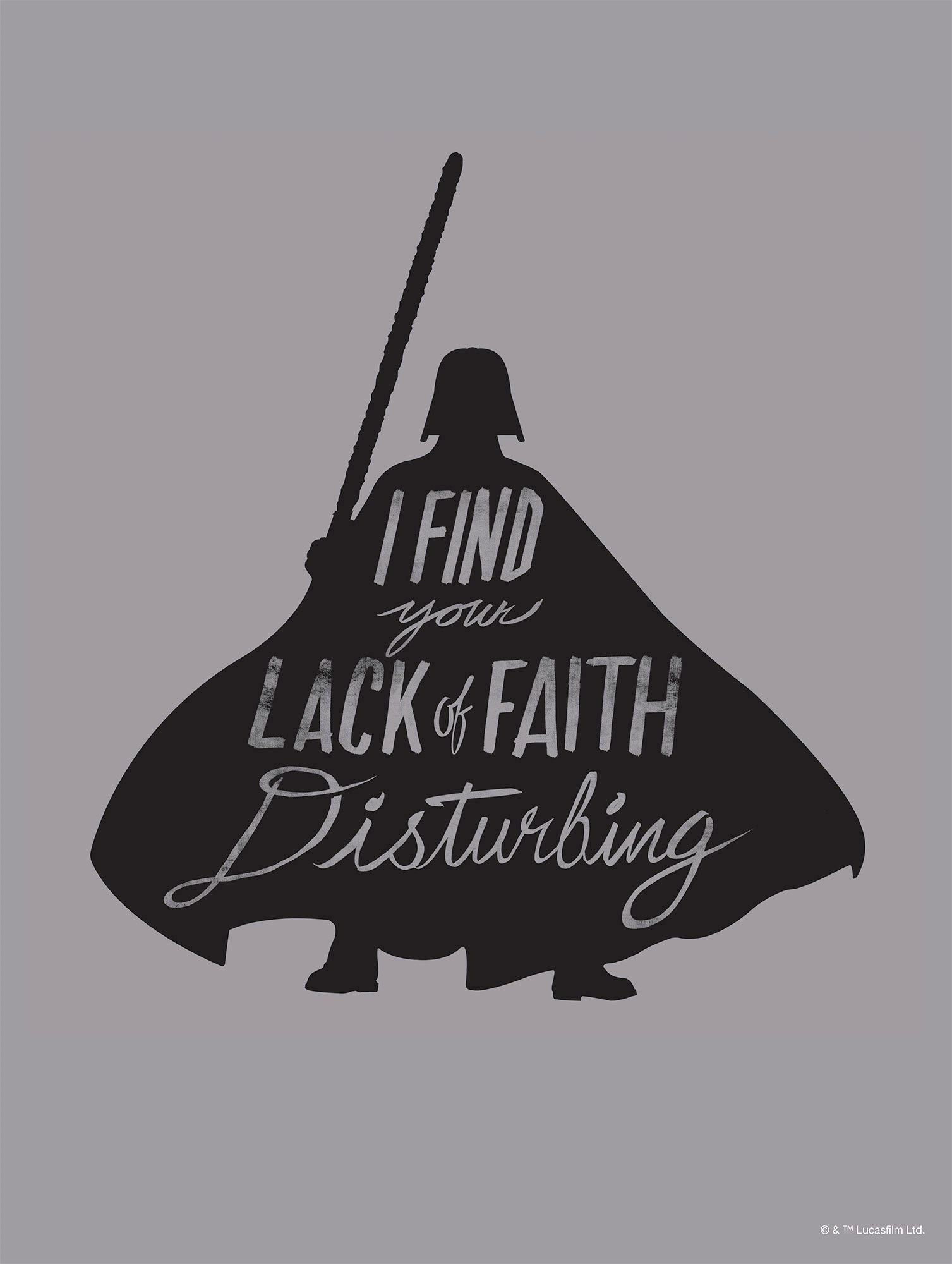 Komar Wandbild »Star Wars Silhouette Quotes Vader«, (1 St.) von Komar