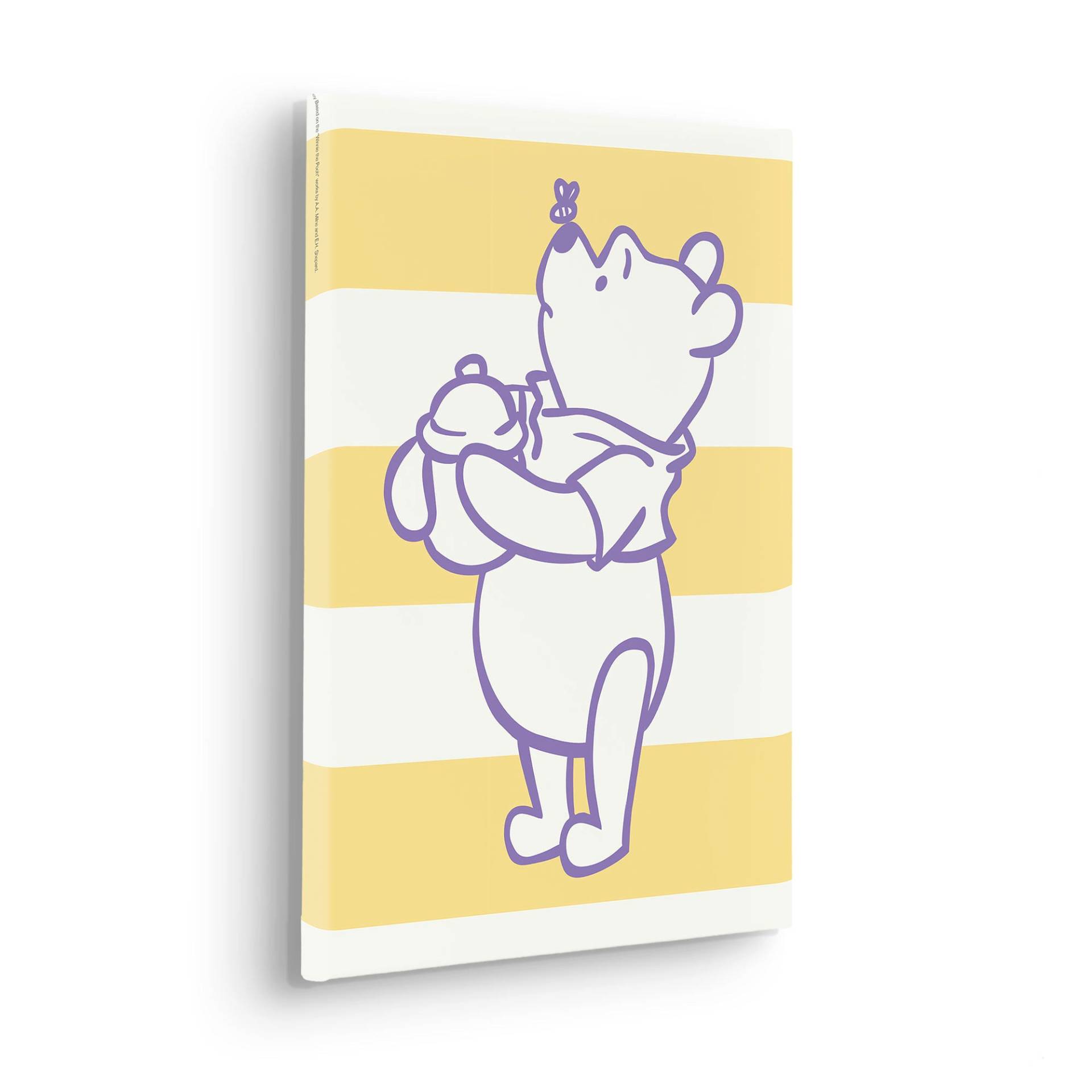 Komar Leinwandbild »Winnie the Pooh Sweet Tooth - Grösse 30 x 40 cm«, Natur, (1 St.), Keilrahmenbild mi Echtholzrahmen von Komar