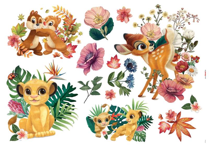 Komar Wandtattoo »Be in Nature - Grösse 100 x 70 cm«, (15 St.), selbstklebend, Wandsticker, Kinderzimmer von Komar