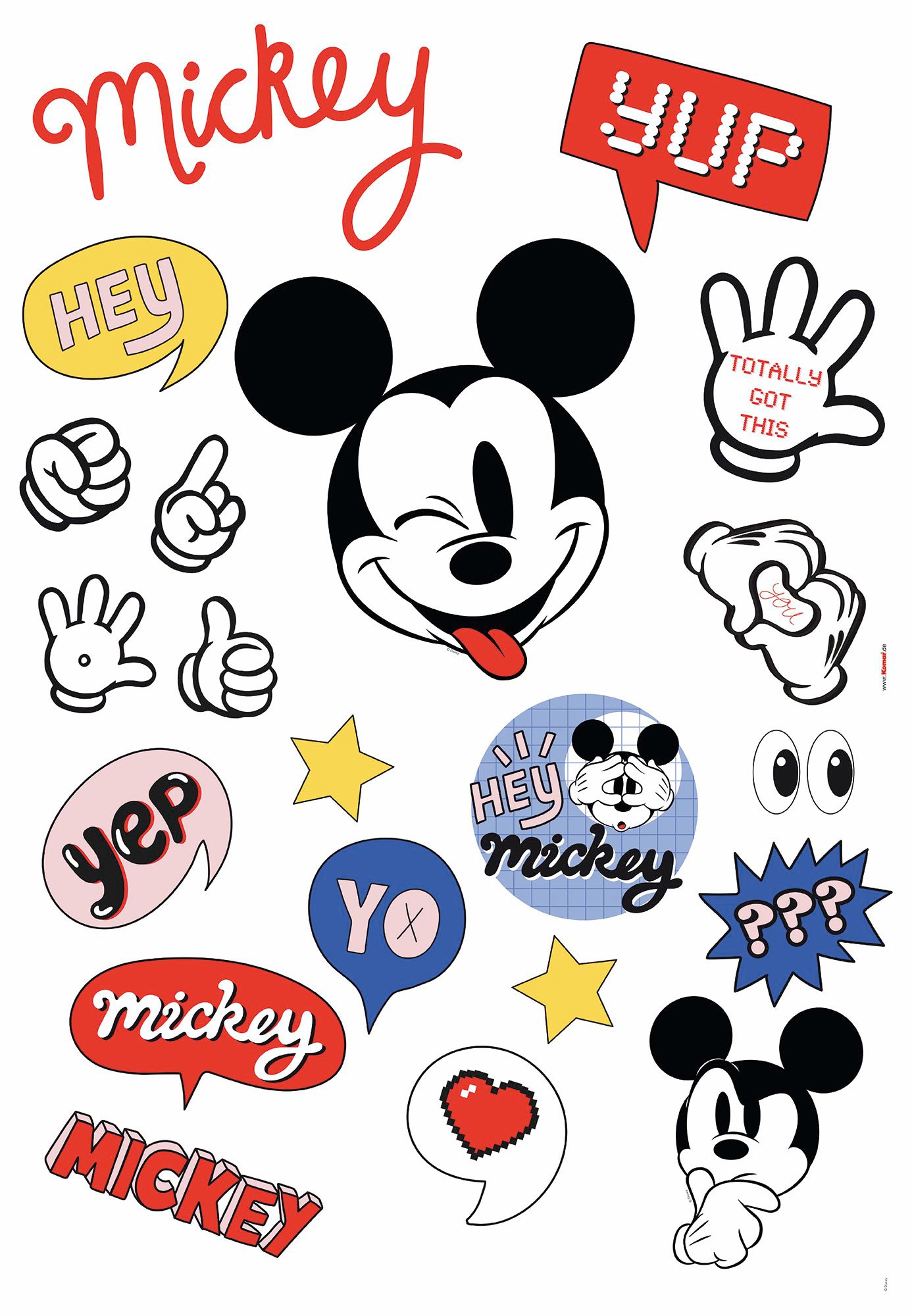 Komar Wandsticker »Ist a Mickey Thing« von Komar