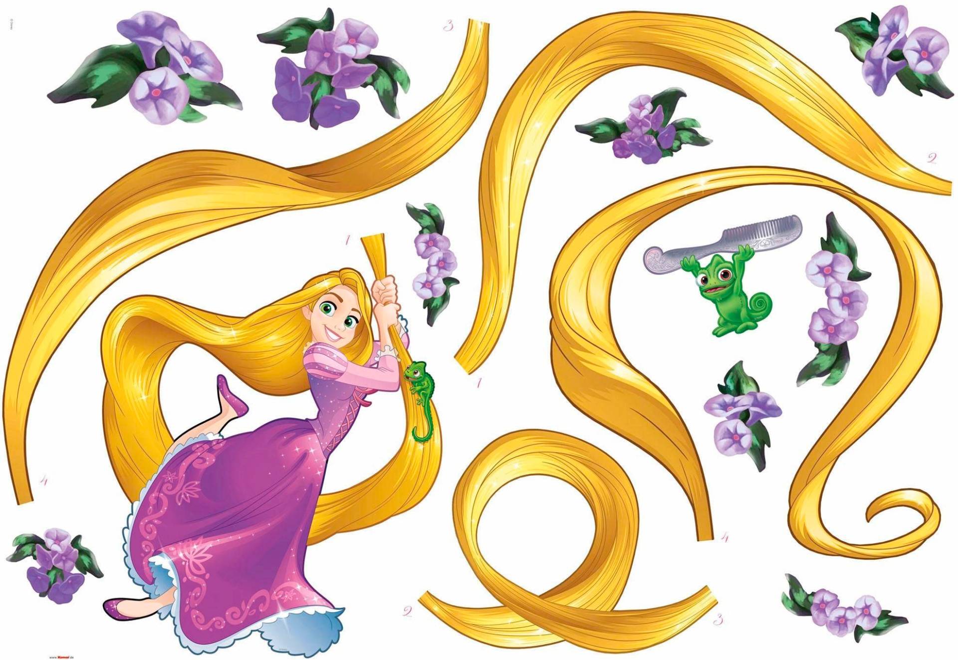 Komar Wandtattoo »Rapunzel« von Komar