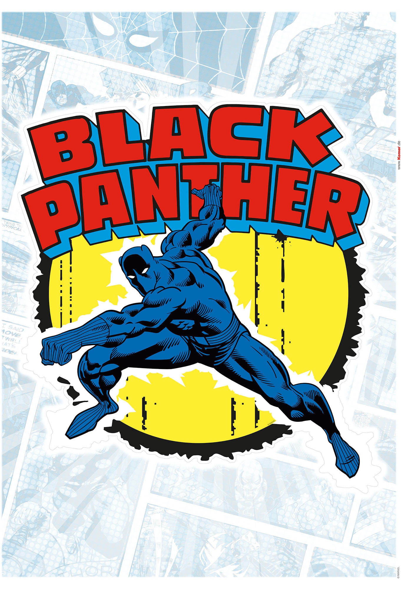 Komar Wandtattoo »Black Panther Comic Classic«, (1 St.) von Komar
