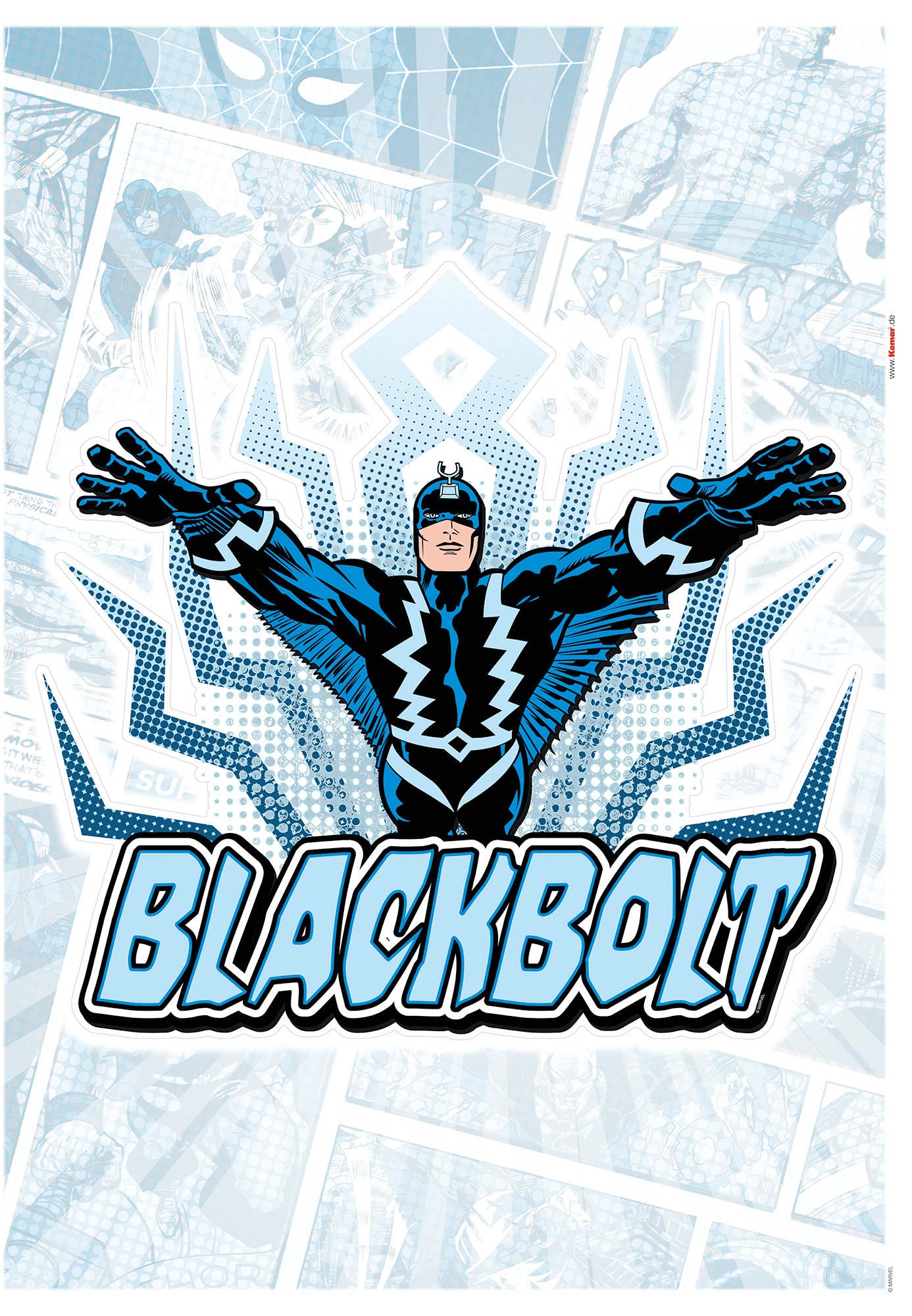 Komar Wandtattoo »Blackbolt Comic Classic«, (1 St.) von Komar