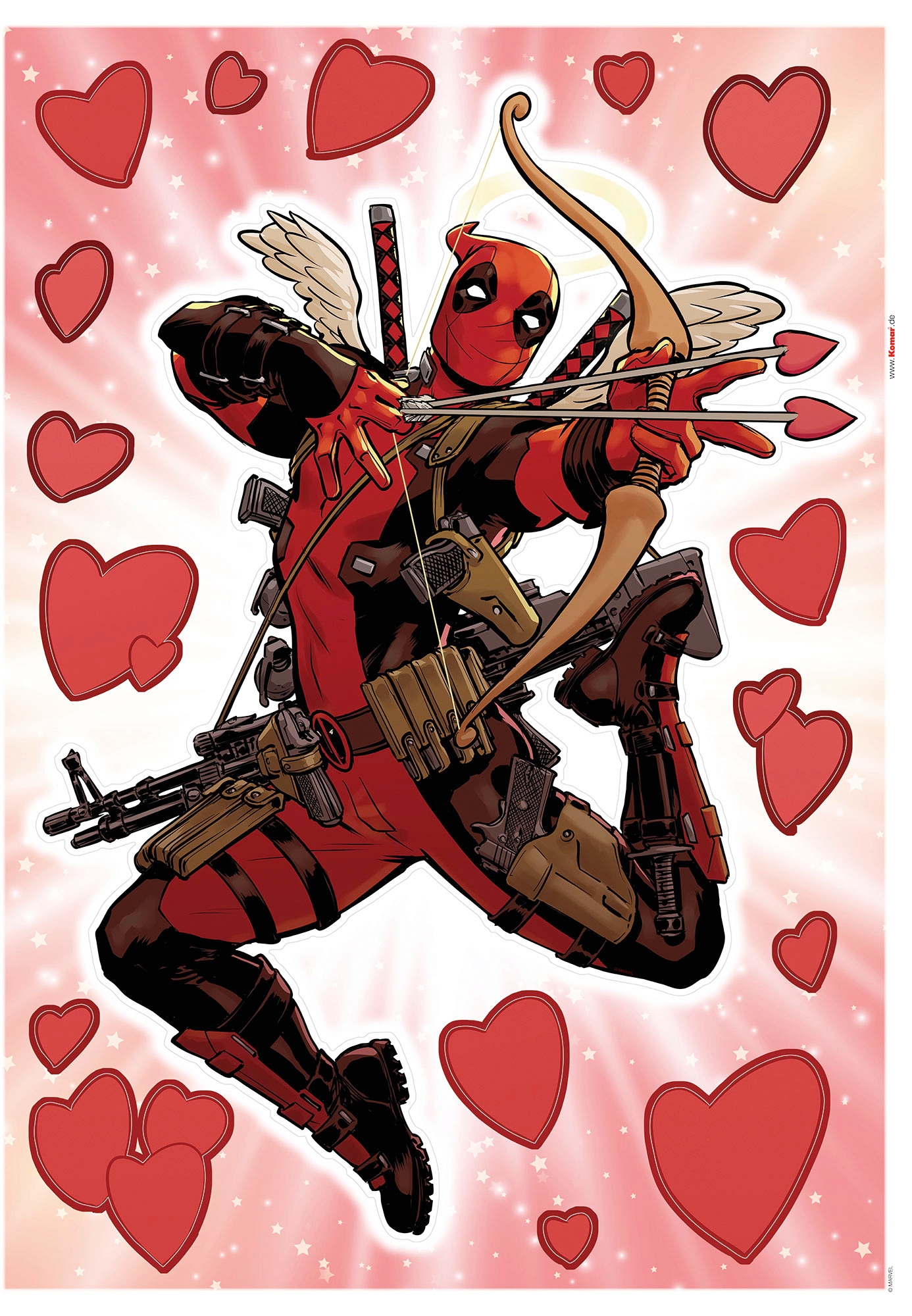 Komar Wandtattoo »Deadpool Lovepool«, (17 St.) von Komar