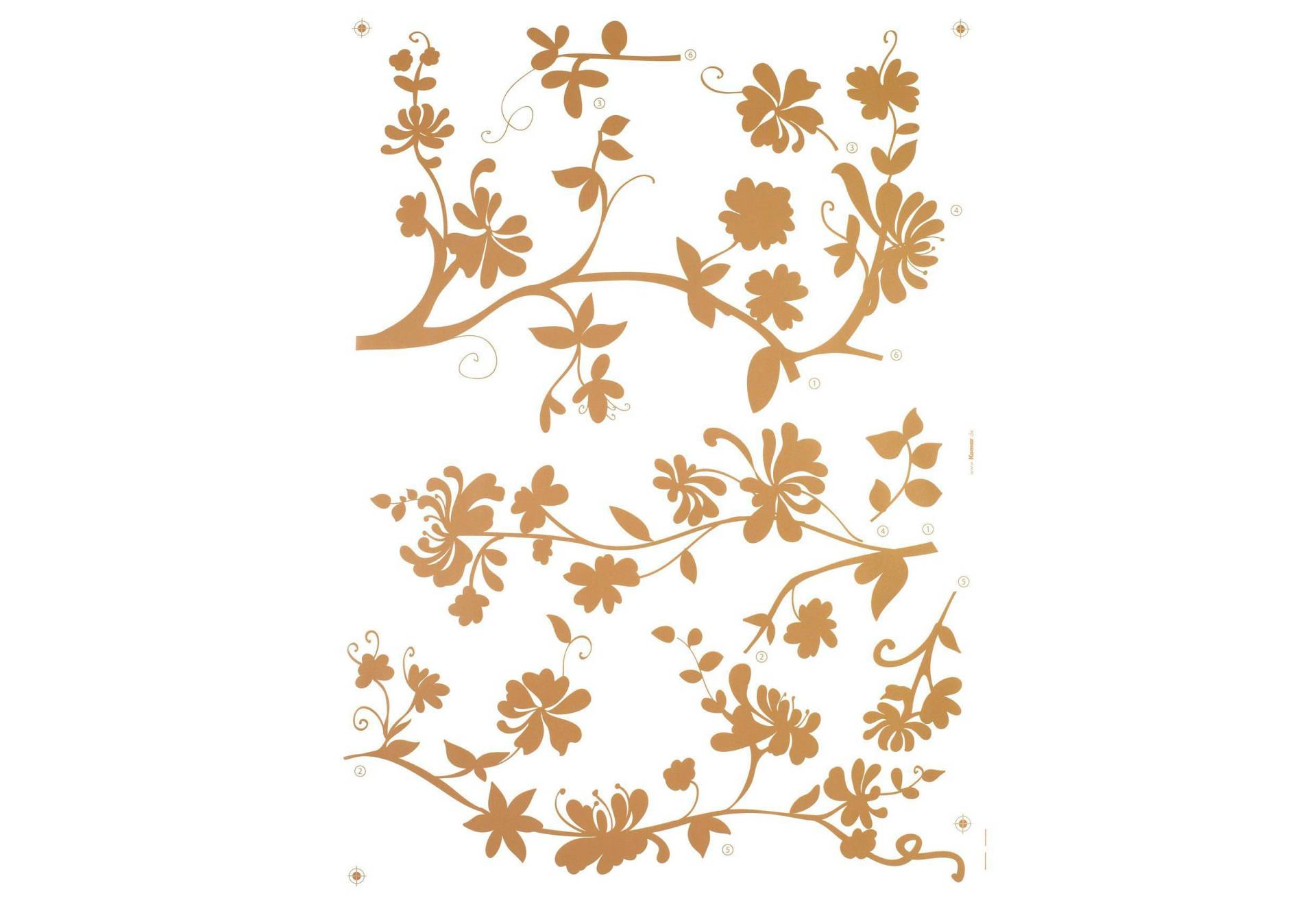 Komar Wandtattoo »Frasca - Grösse 50 x 70 cm«, selbstklebend, Wandsticker Komar Wandtattoo »Frasca - Grösse 50 x 70 cm«, selbstklebend, Wandsticker von Komar