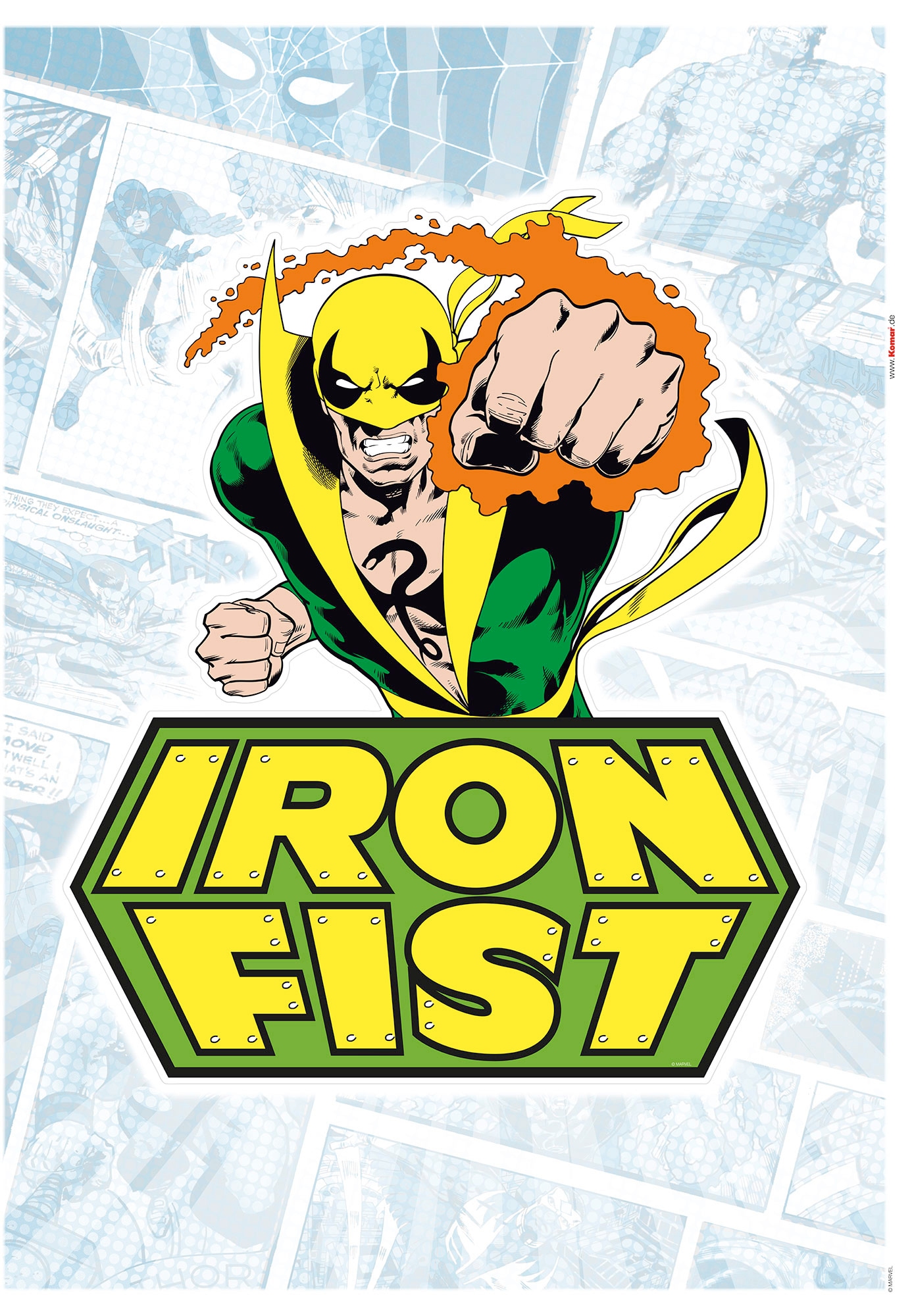 Komar Wandtattoo »Iron Fist Comic«, (1 St.) von Komar