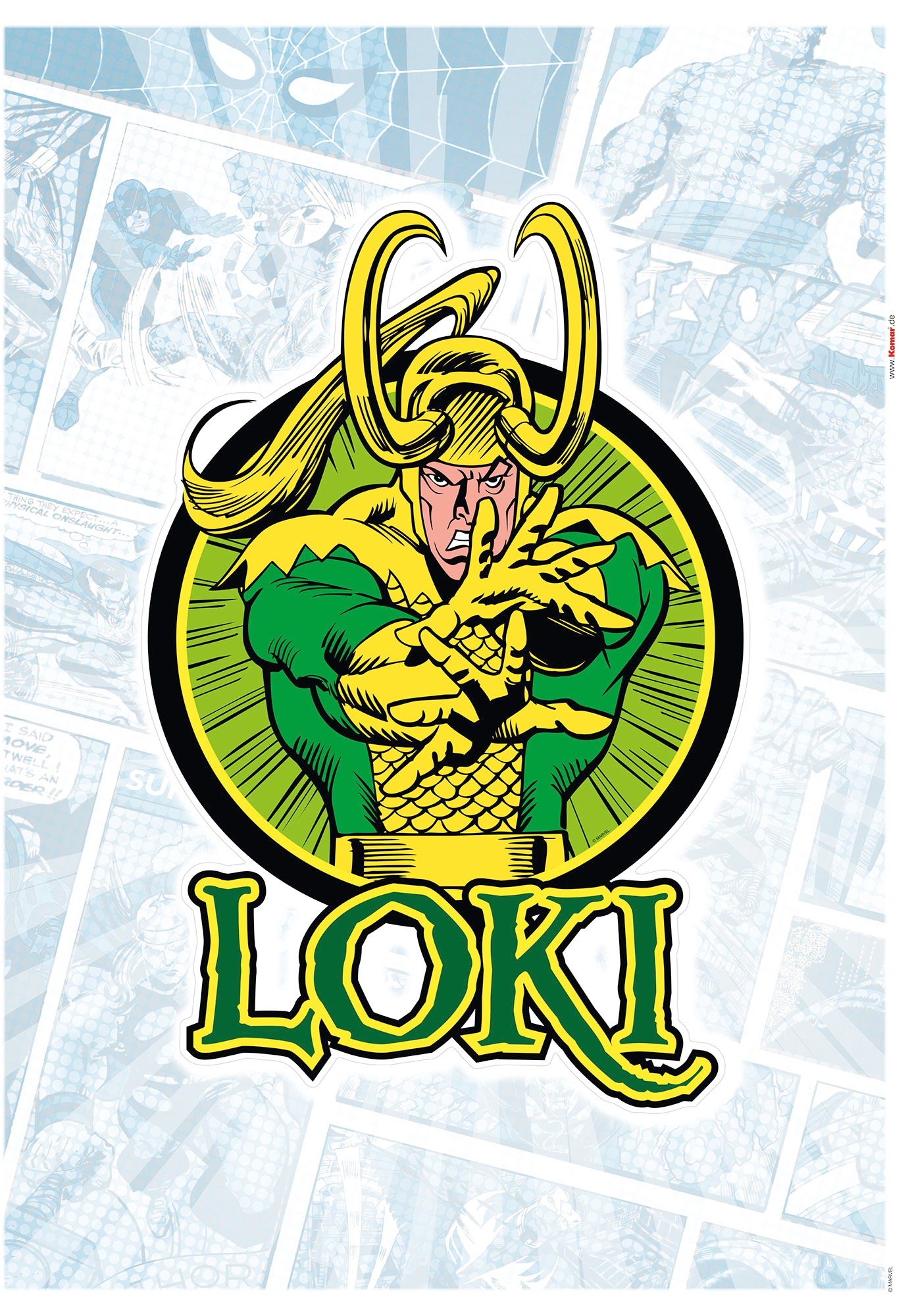 Komar Wandtattoo »Loki Comic Classic«, (1 St.) von Komar